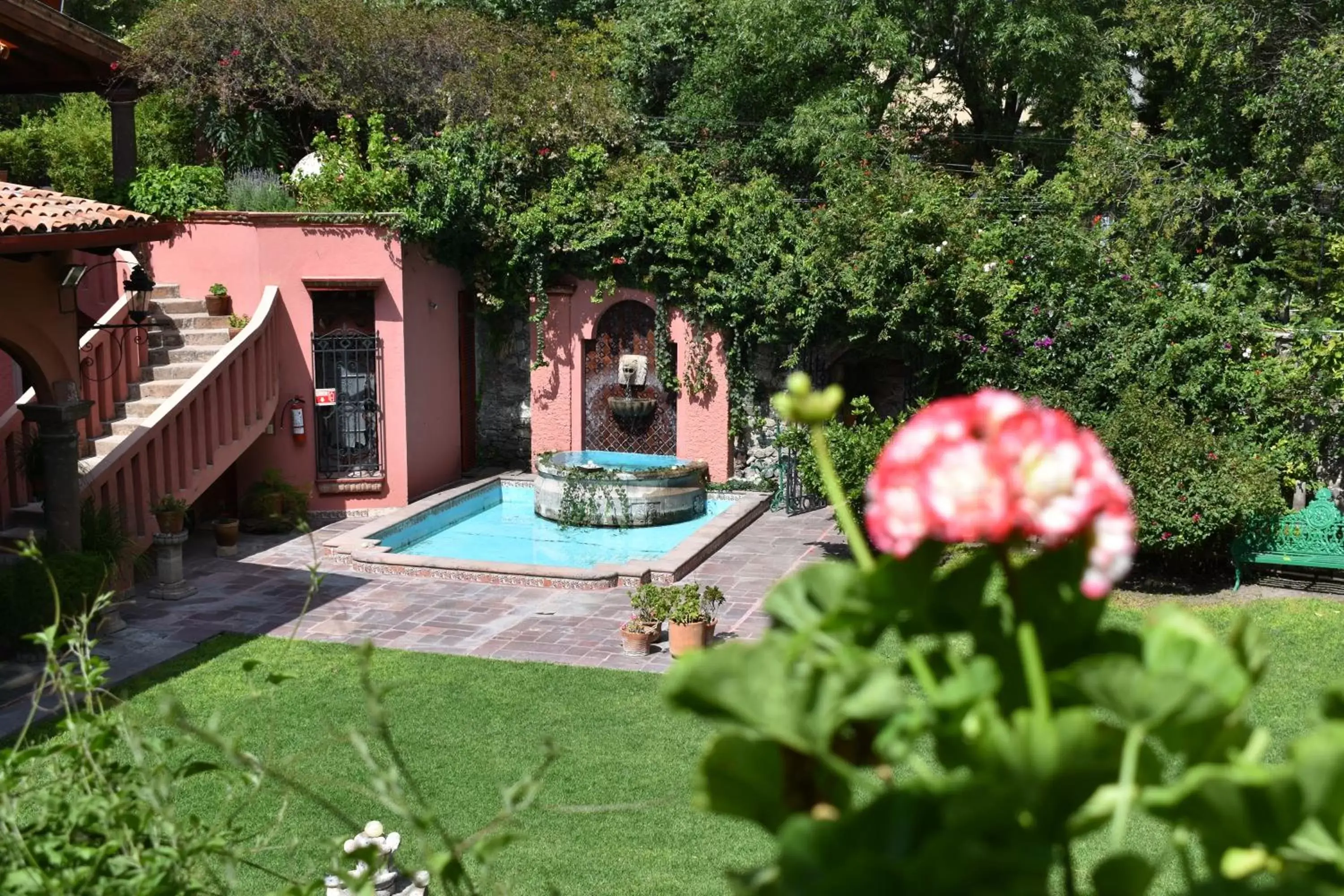 Garden, Pool View in Tres Fuentes Hotel Boutique