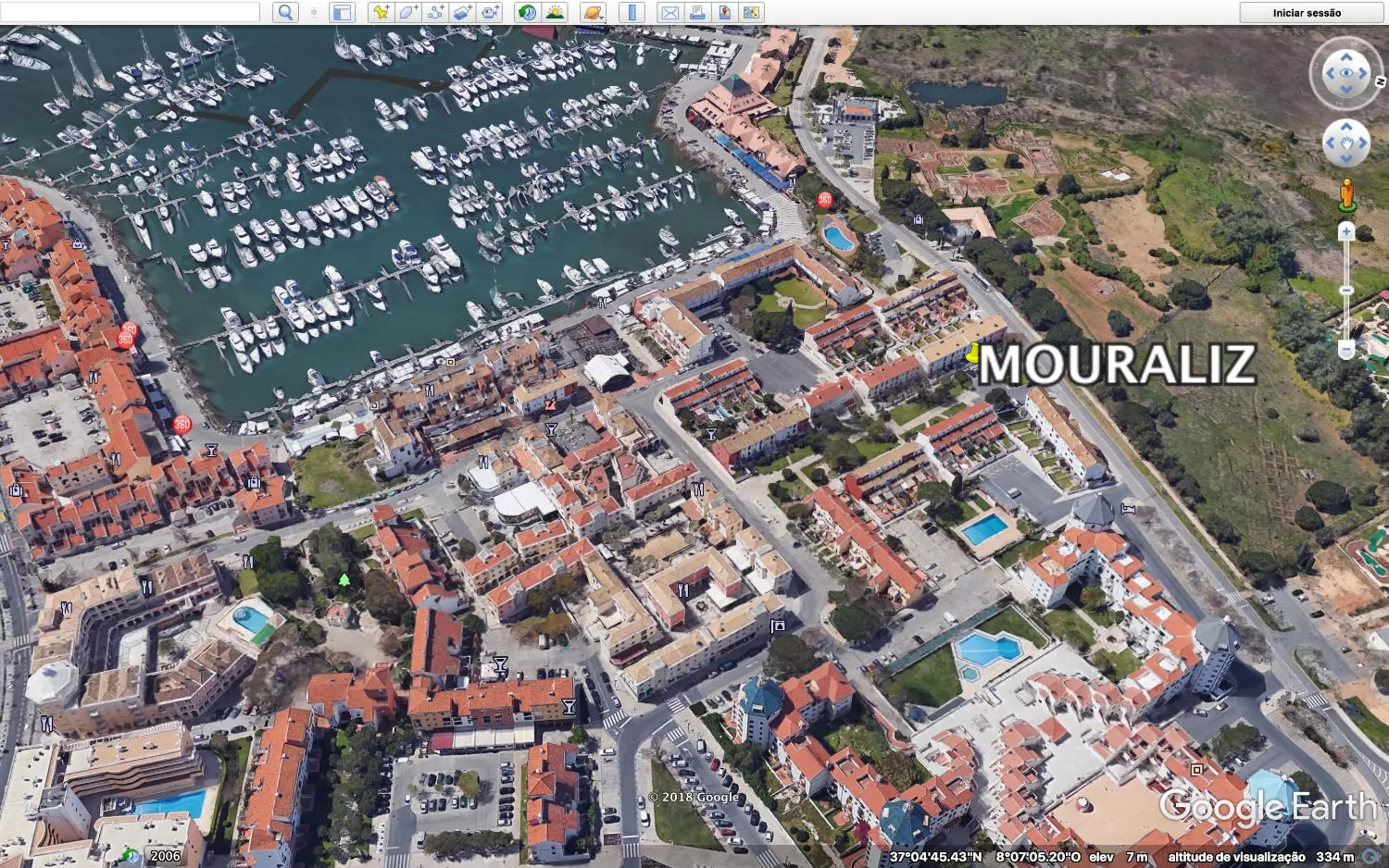 Bird's eye view in Mouraliz Apartments by HD PROPERTIES - Vilamoura Marina