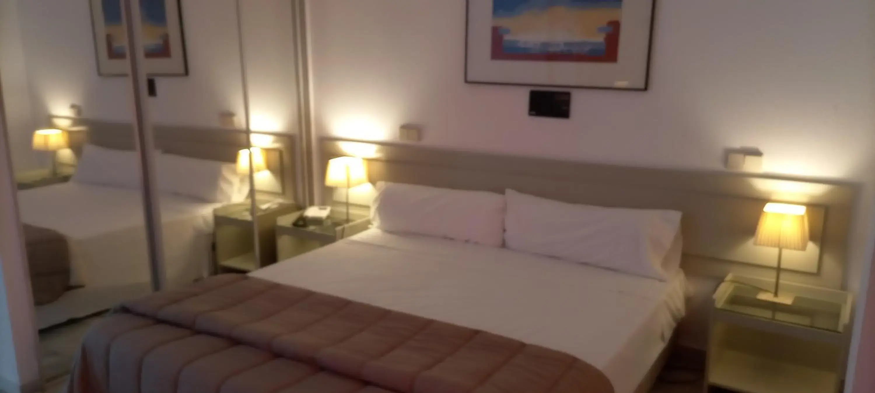 Bed in Hospedium Hotel Apartamentos Simón Verde