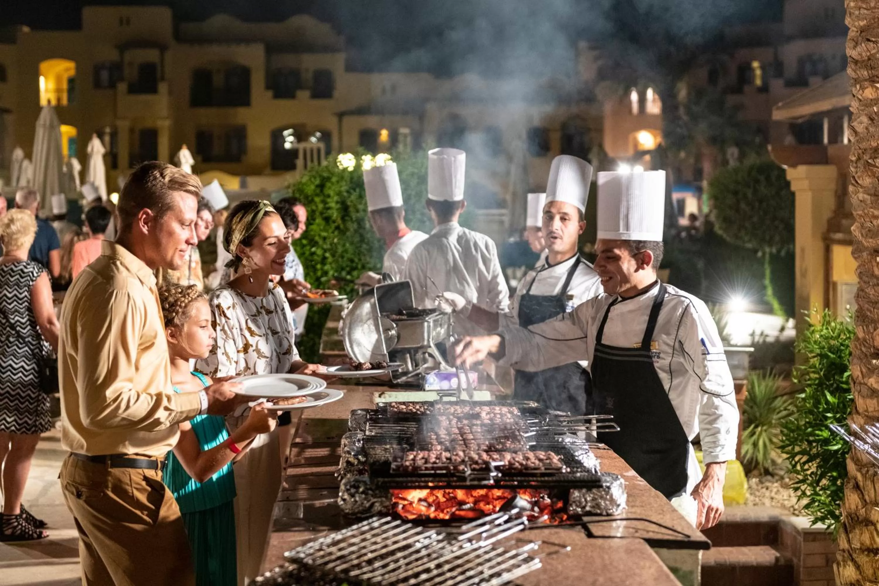 Food and drinks in Three Corners Rihana Resort El Gouna