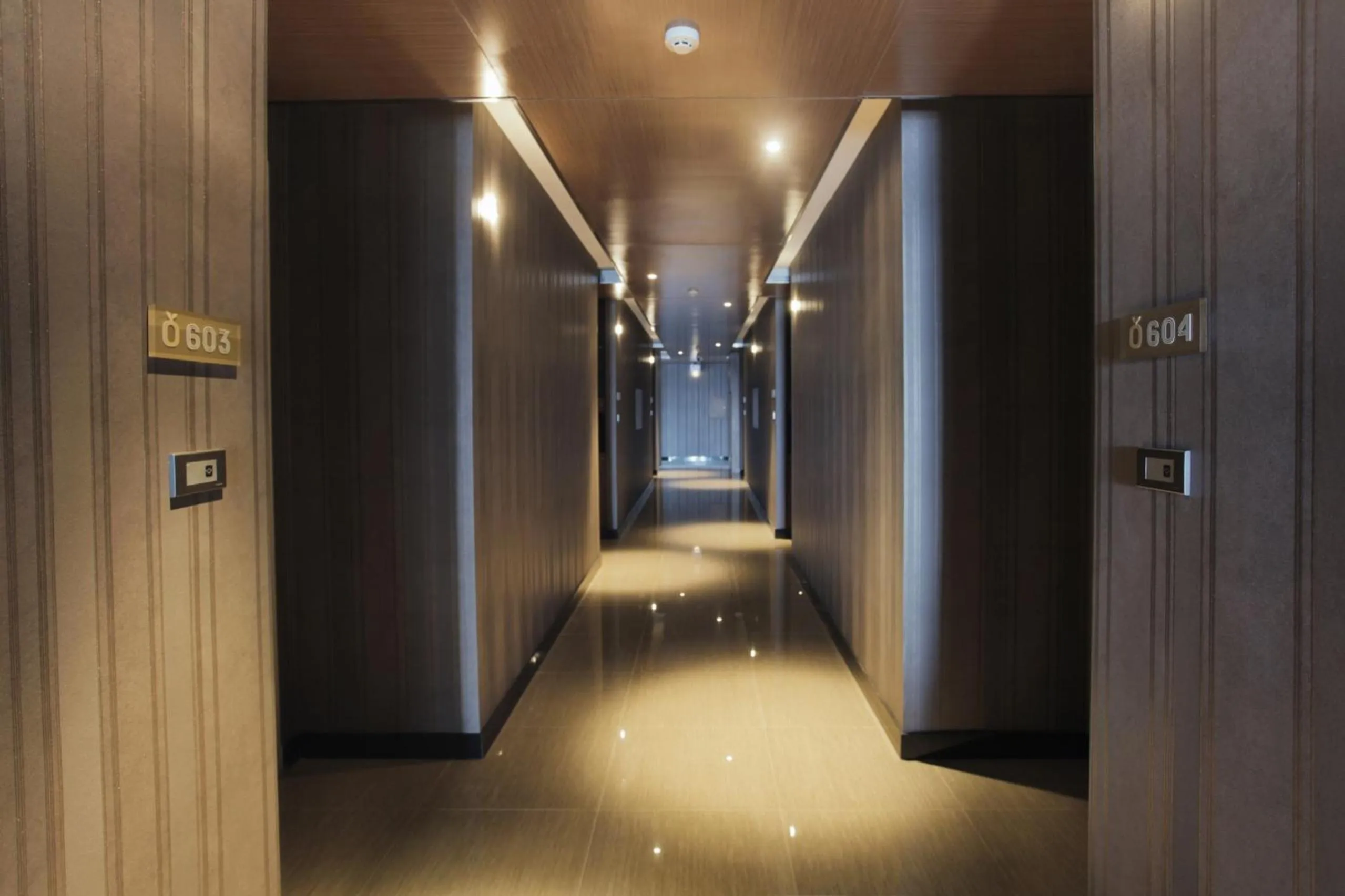 Facade/entrance in Olive Hotel Bangkok 64