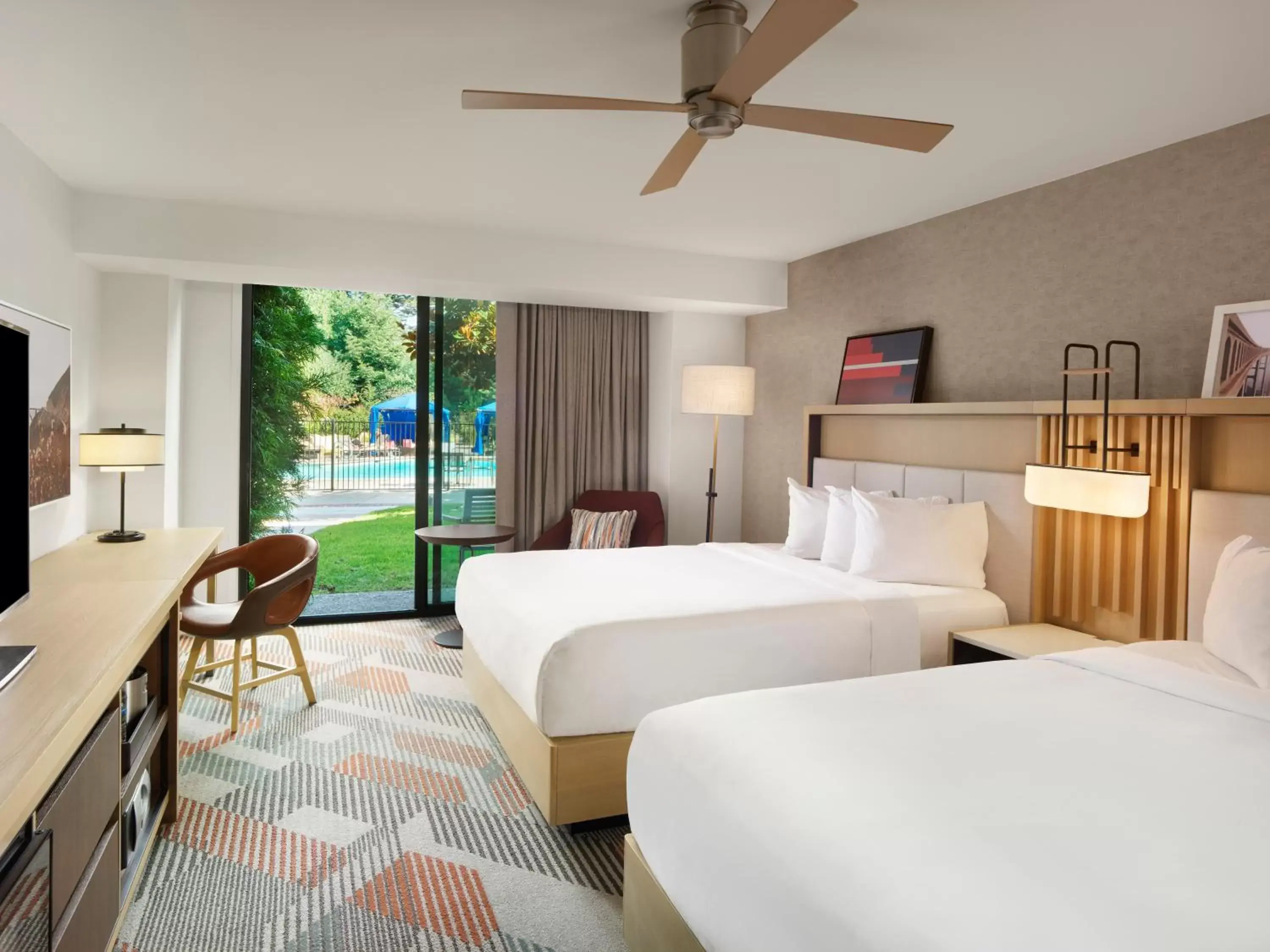 Queen Room with Two Queen Beds and Pool View in Hyatt Regency Monterey Hotel and Spa