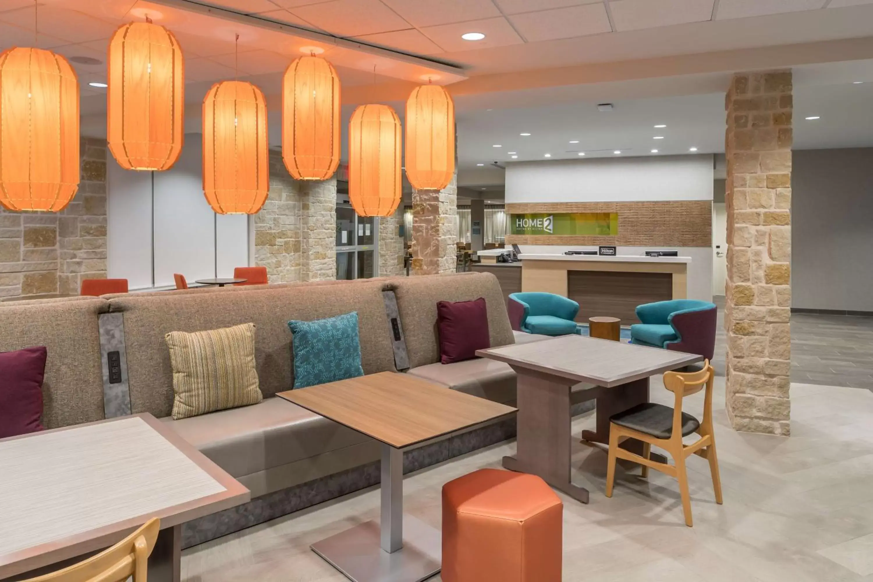 Lobby or reception, Lounge/Bar in Home2 Suites By Hilton Fort Worth Cultural District, Tx
