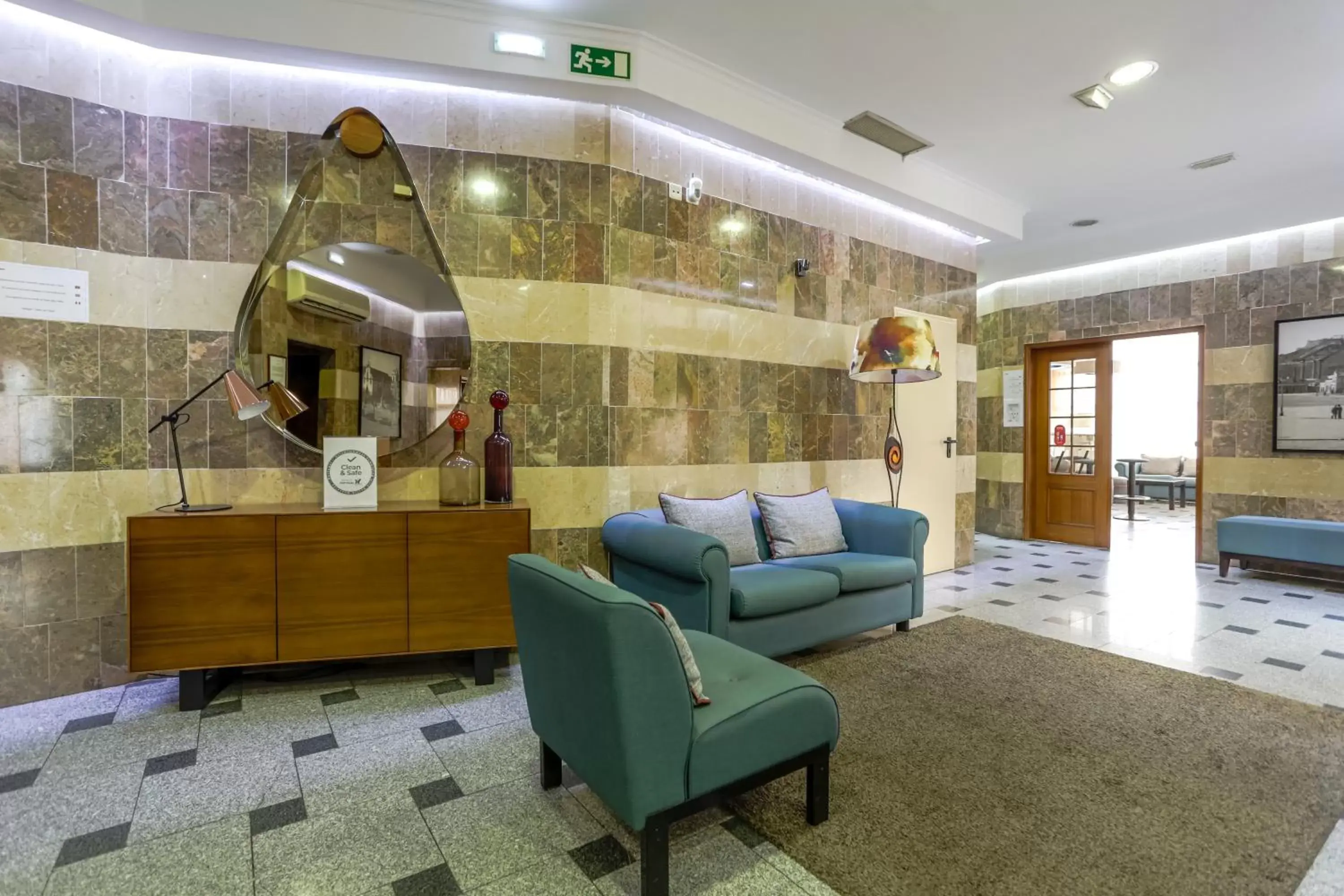Lobby or reception in Hotel Arangues