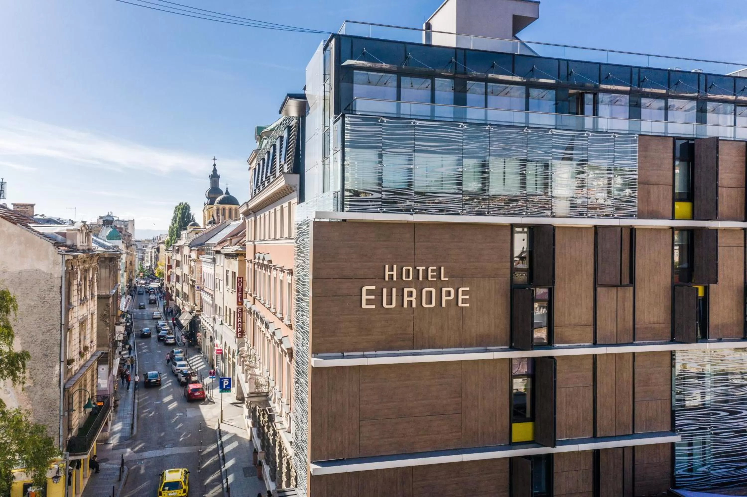 Property building in Hotel Europe
