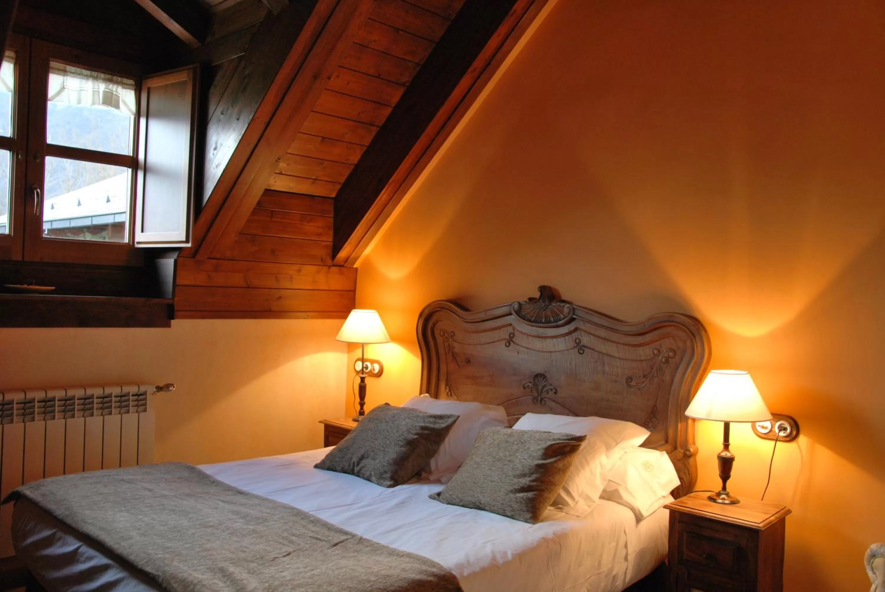 Bed in Hotel Selba d'Ansils