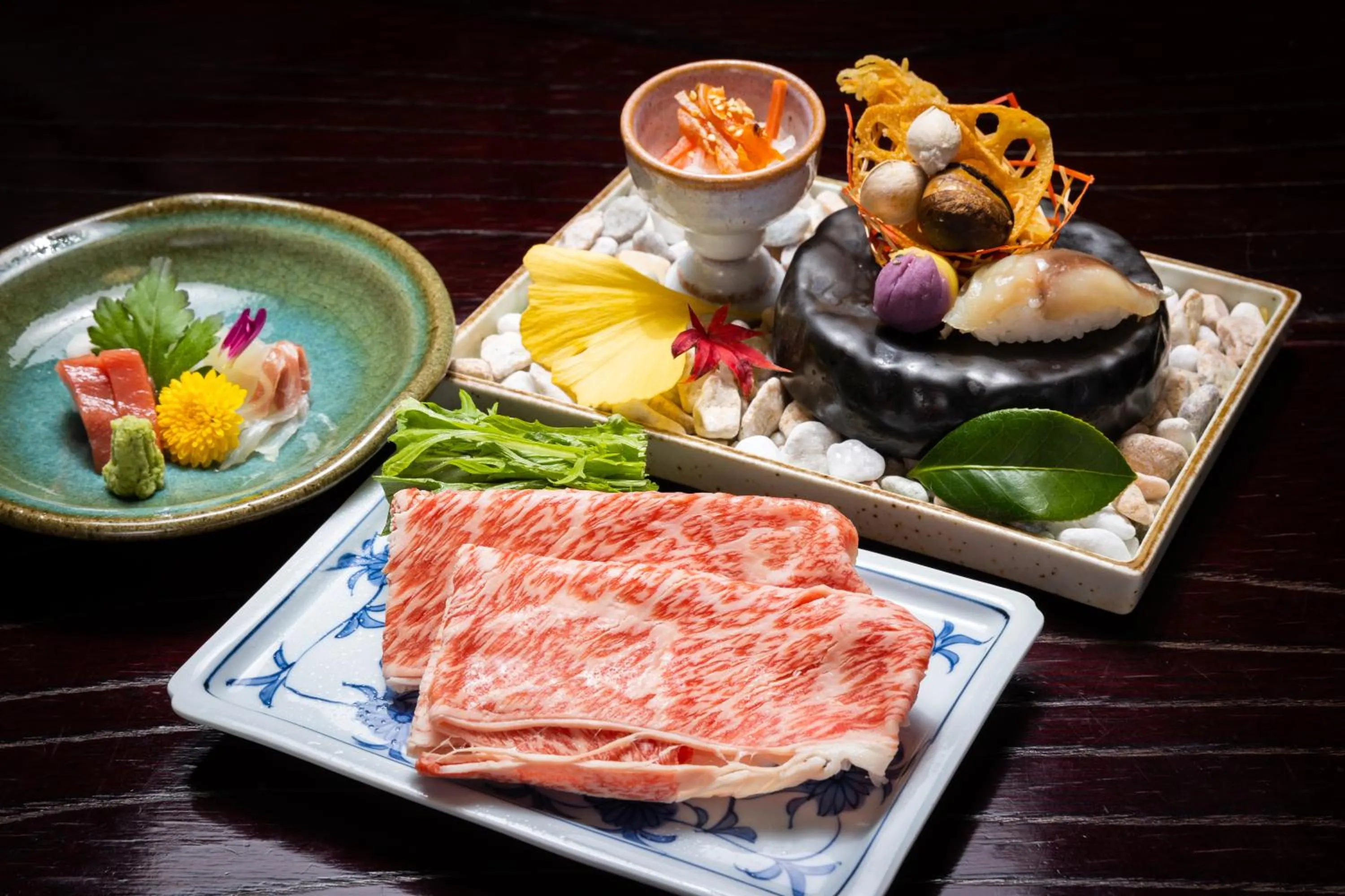 Dinner in Hagi No Yado Tomoe