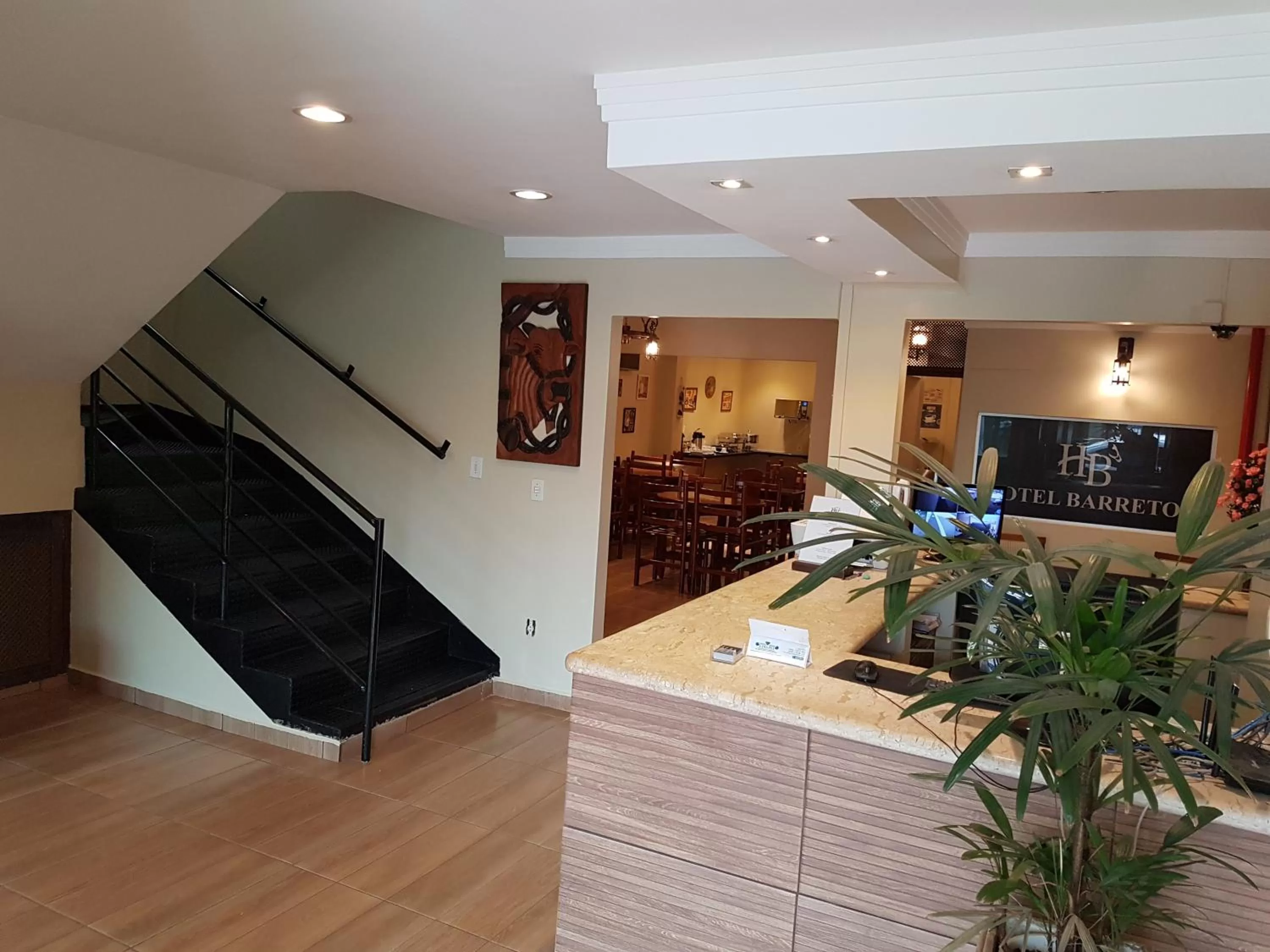 Lobby or reception in Hotel Barretos
