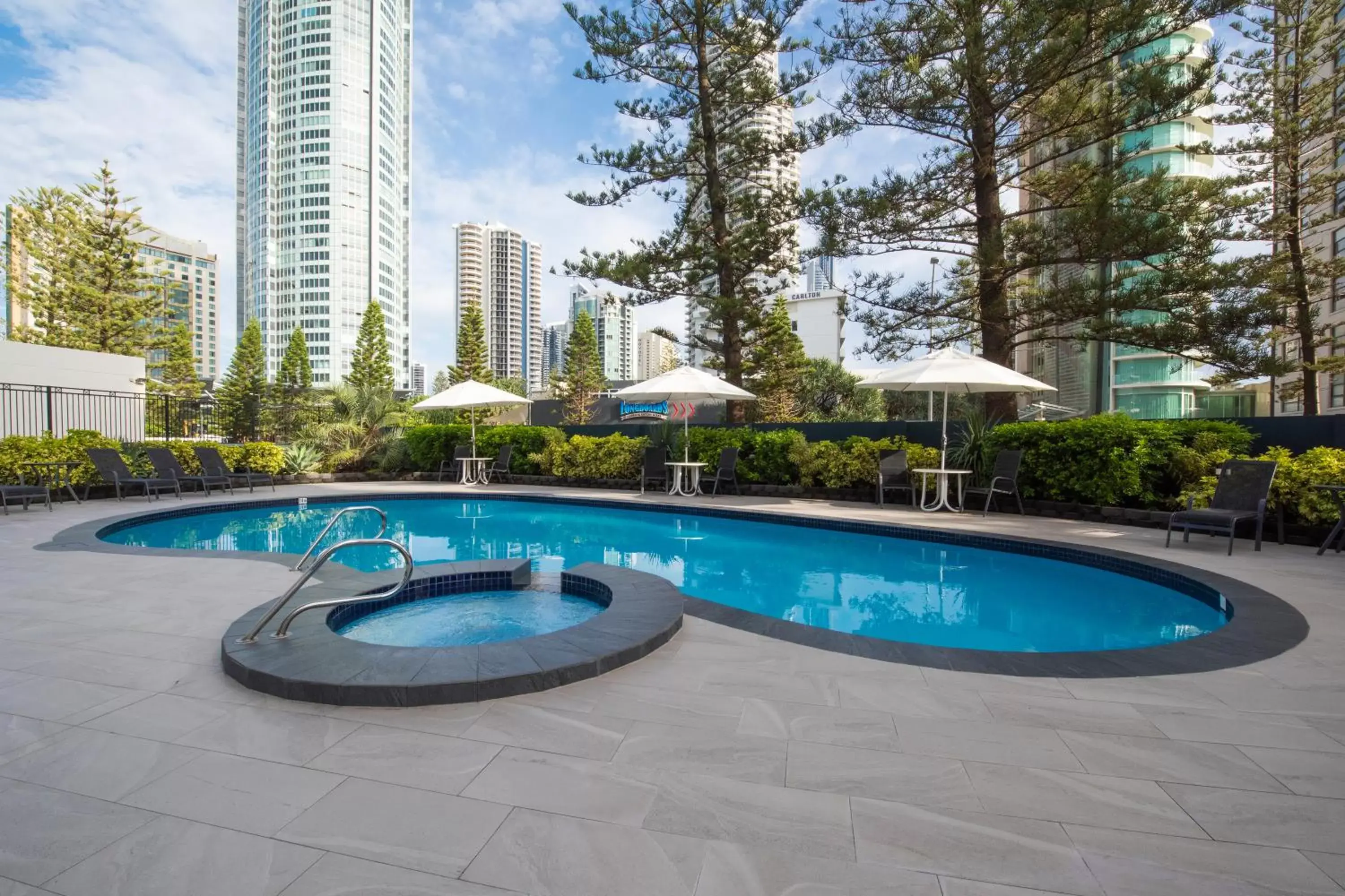 Swimming pool in BreakFree Longbeach Resort