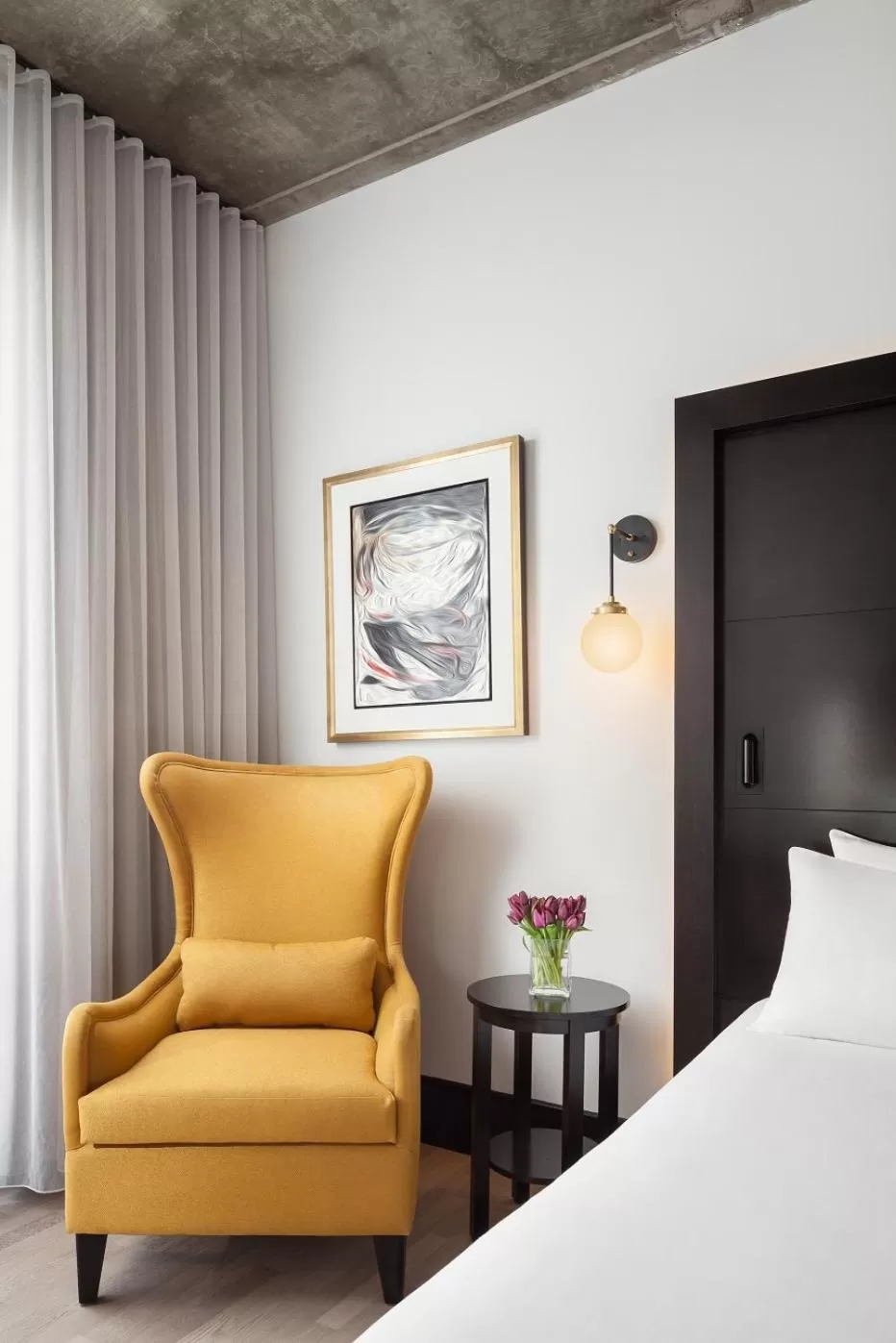 Seating area, Bed in William Gray by Gray Collection