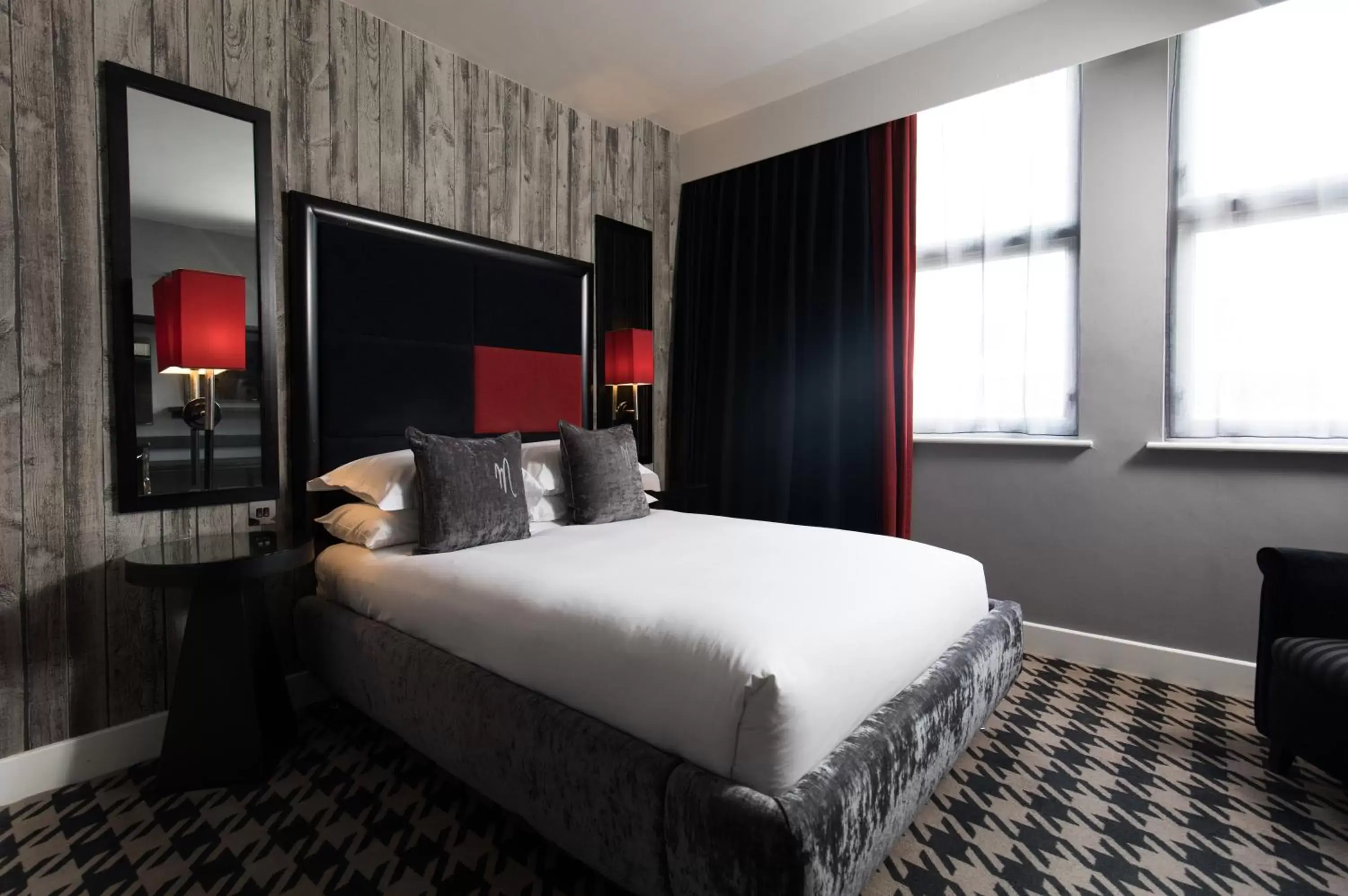 Bedroom, Bed in Malmaison Manchester