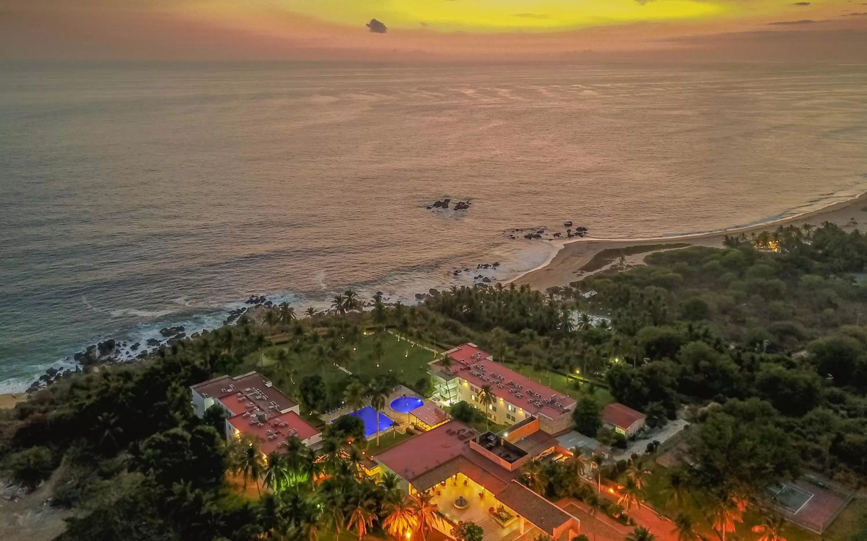 Bird's eye view in Posada Real Puerto Escondido