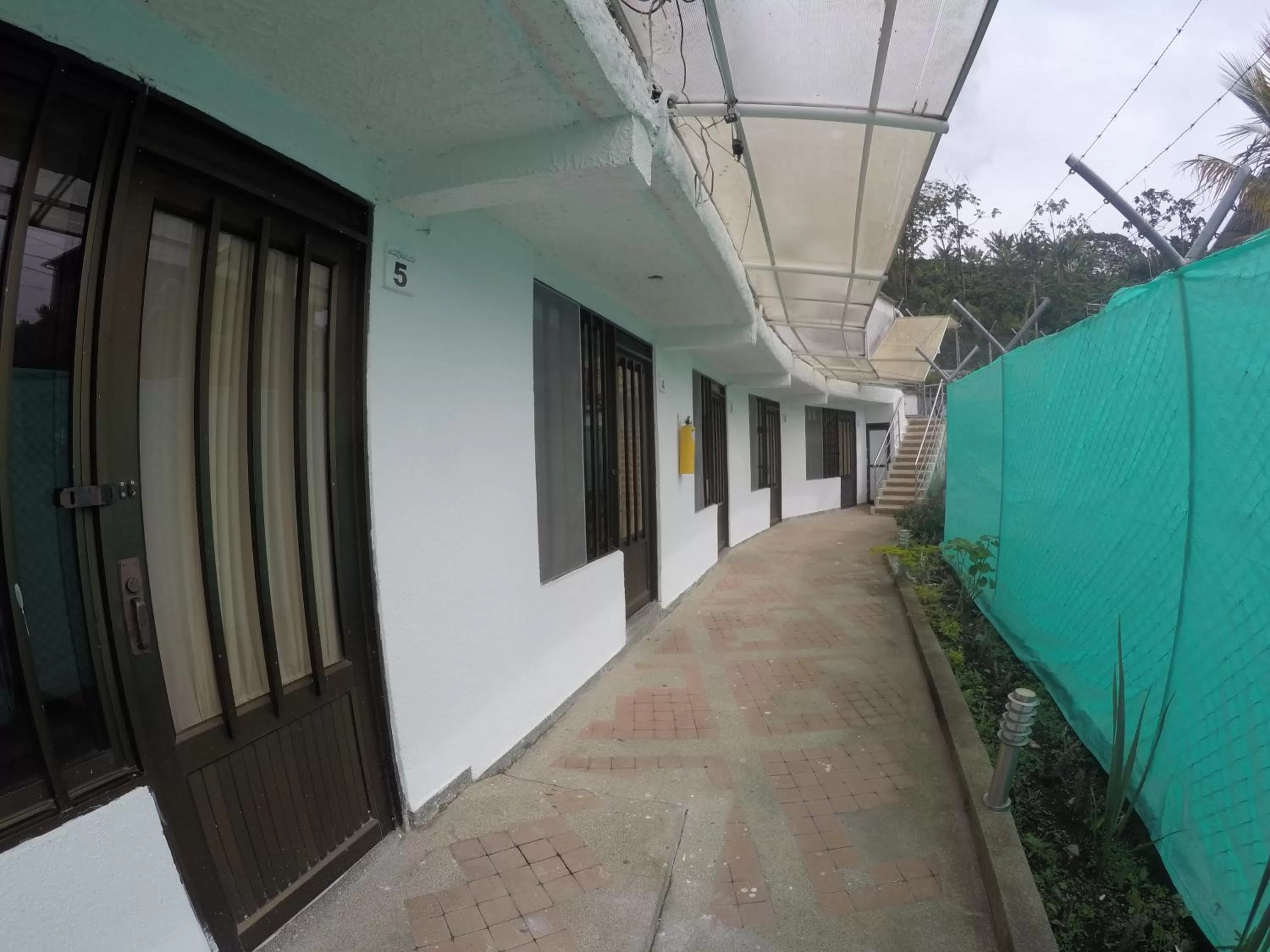 Facade/entrance in Sky Club Eco Hotel