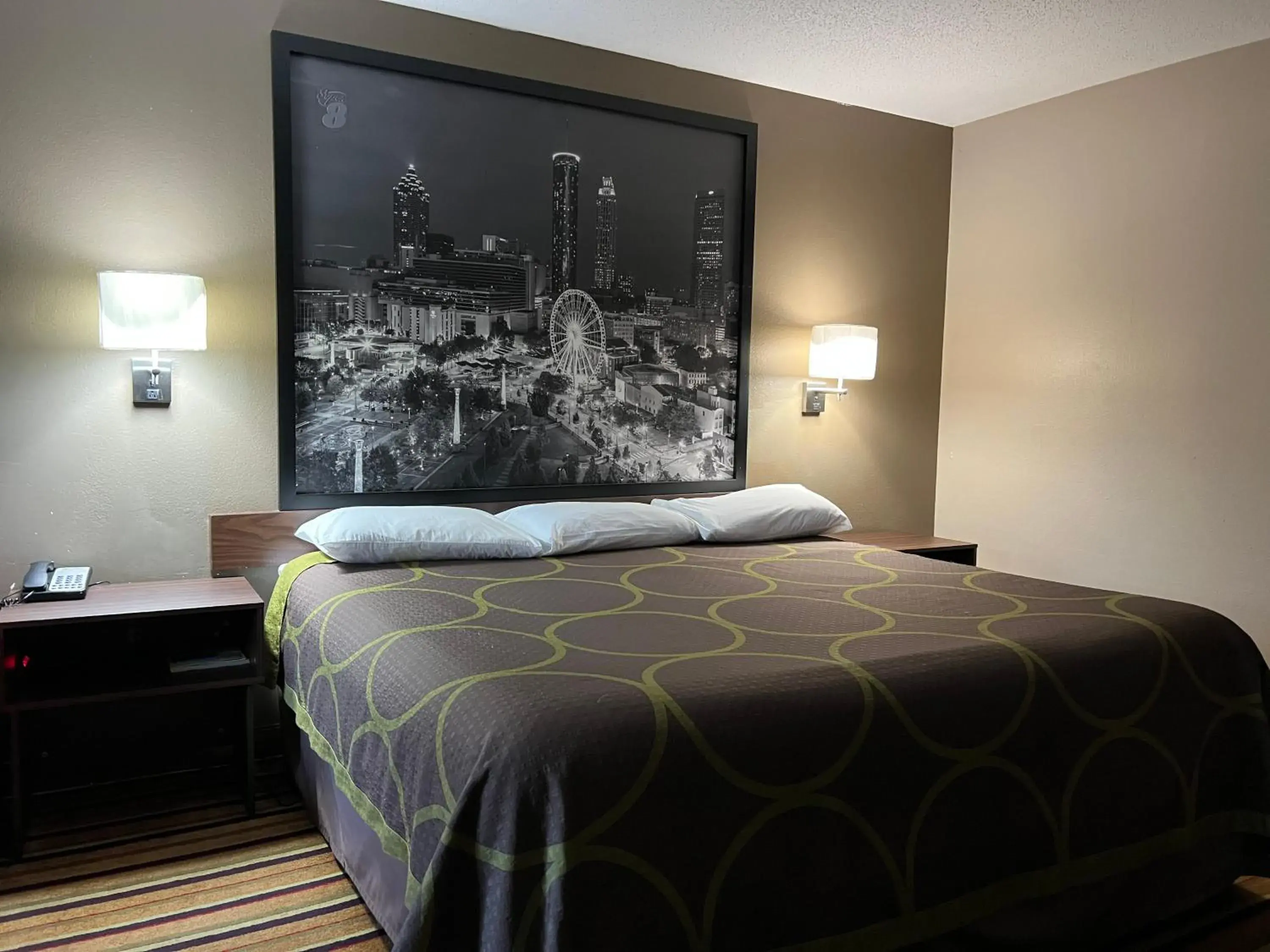 Bed in Super 8 by Wyndham Norcross/I-85 Atlanta