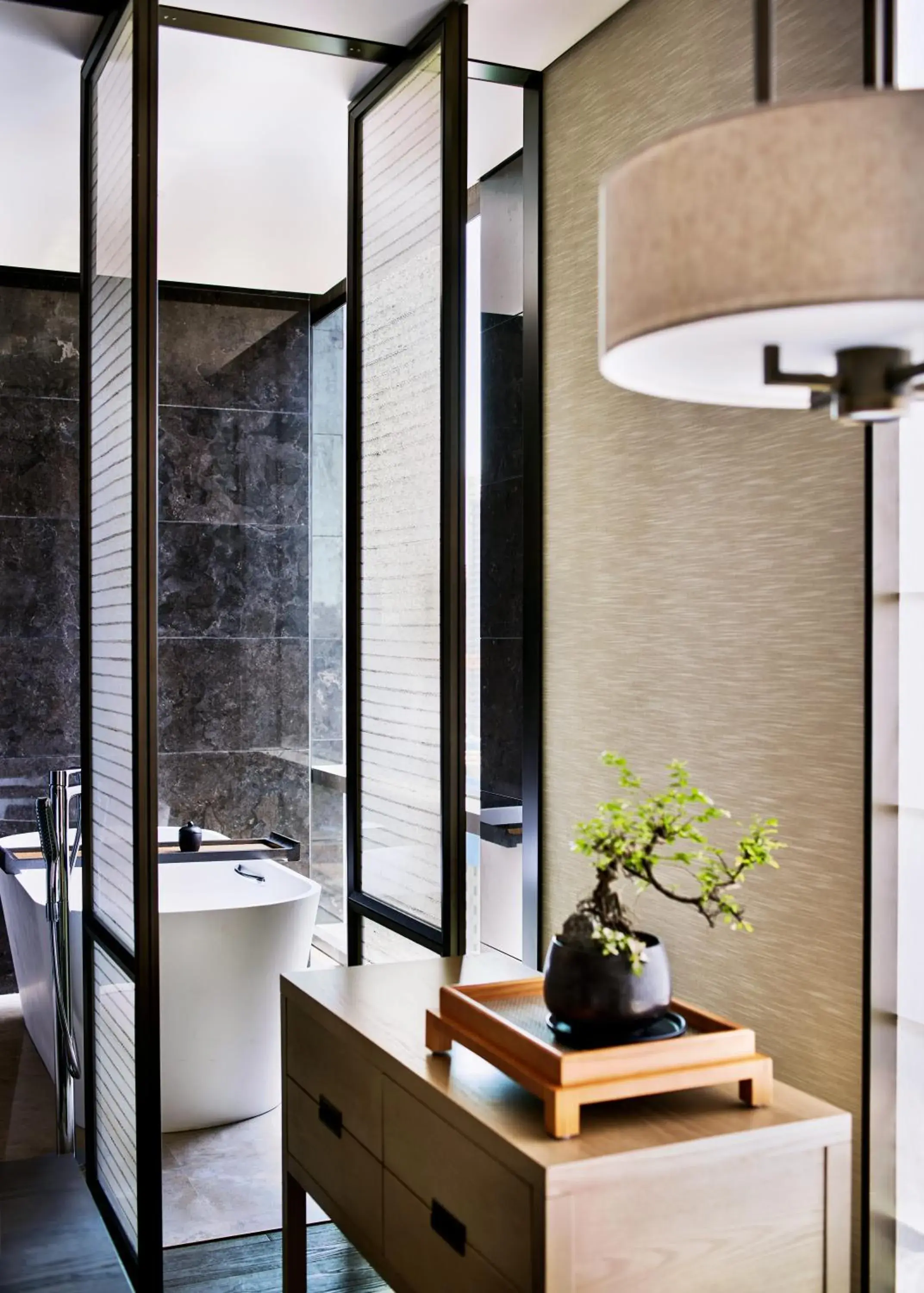 Bathroom in InterContinental Xi'an Hi-Tech Zone Bathroom in InterContinental Xi'an Hi-Tech Zone