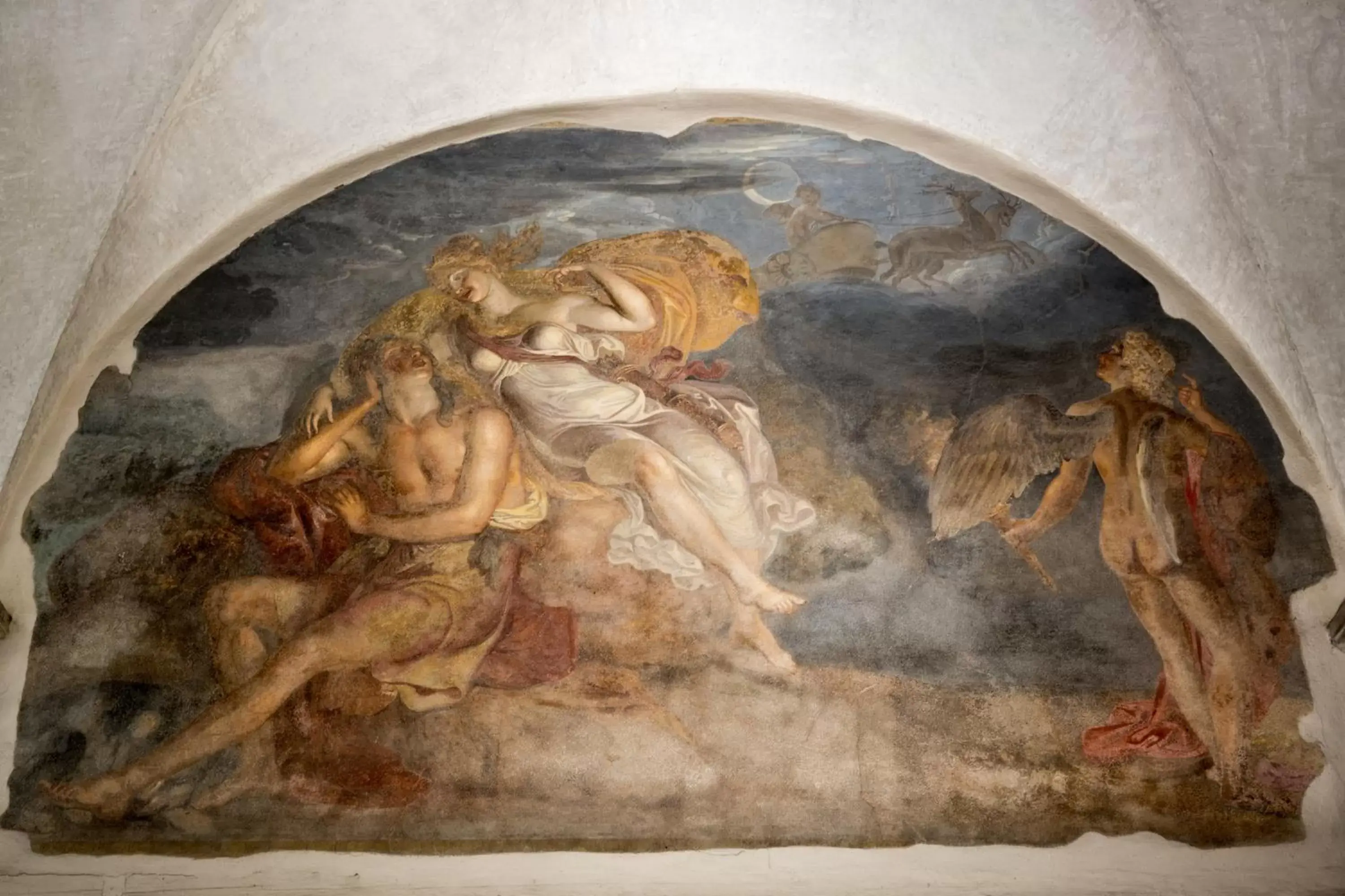 Decorative detail in Palazzo Roselli Cecconi