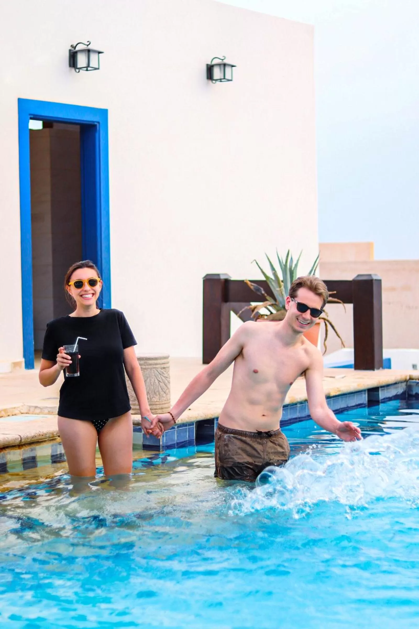 group of guests in Aqaba Adventure Divers Resort & Dive Center