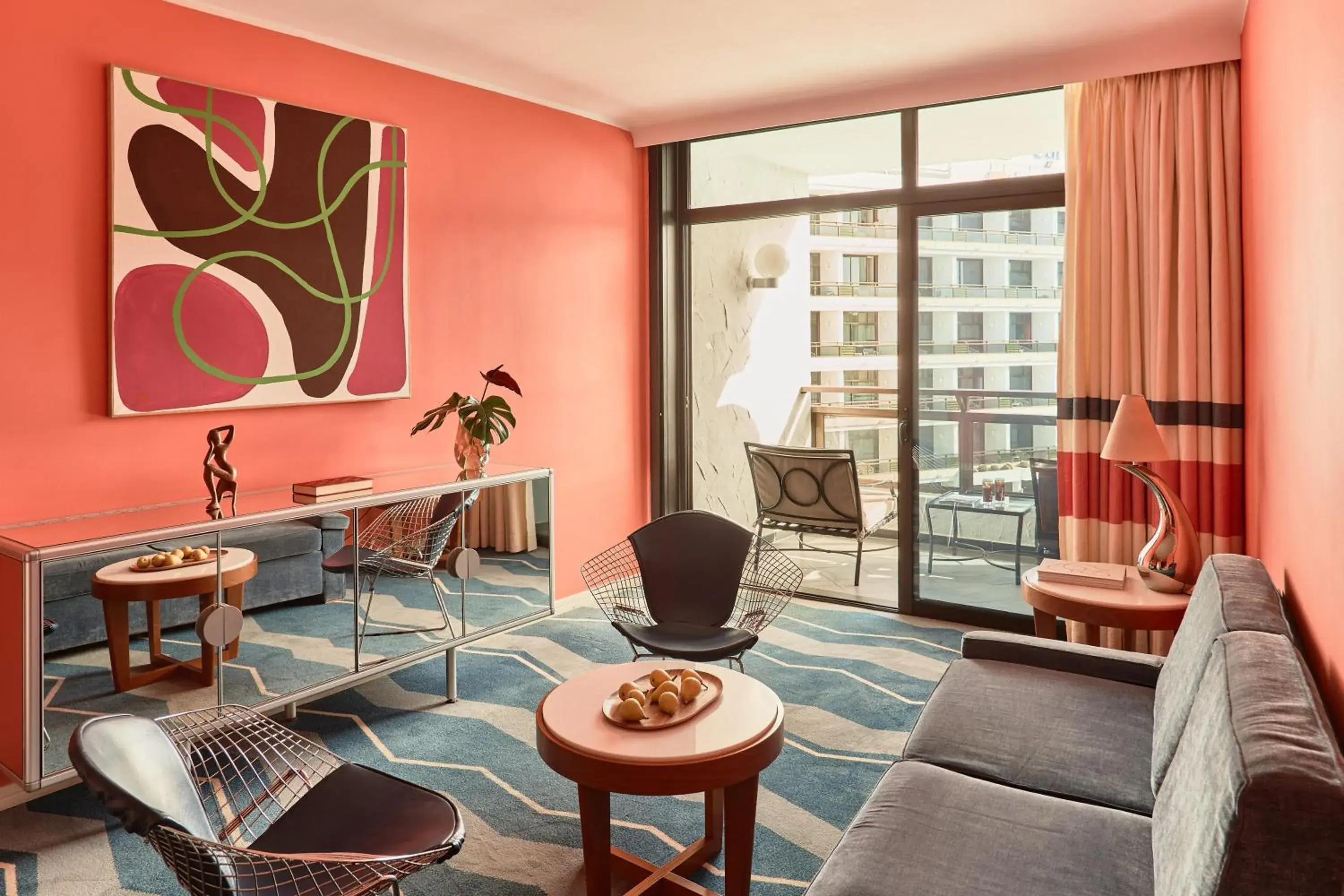 Living room, Seating Area in Seaside Palm Beach