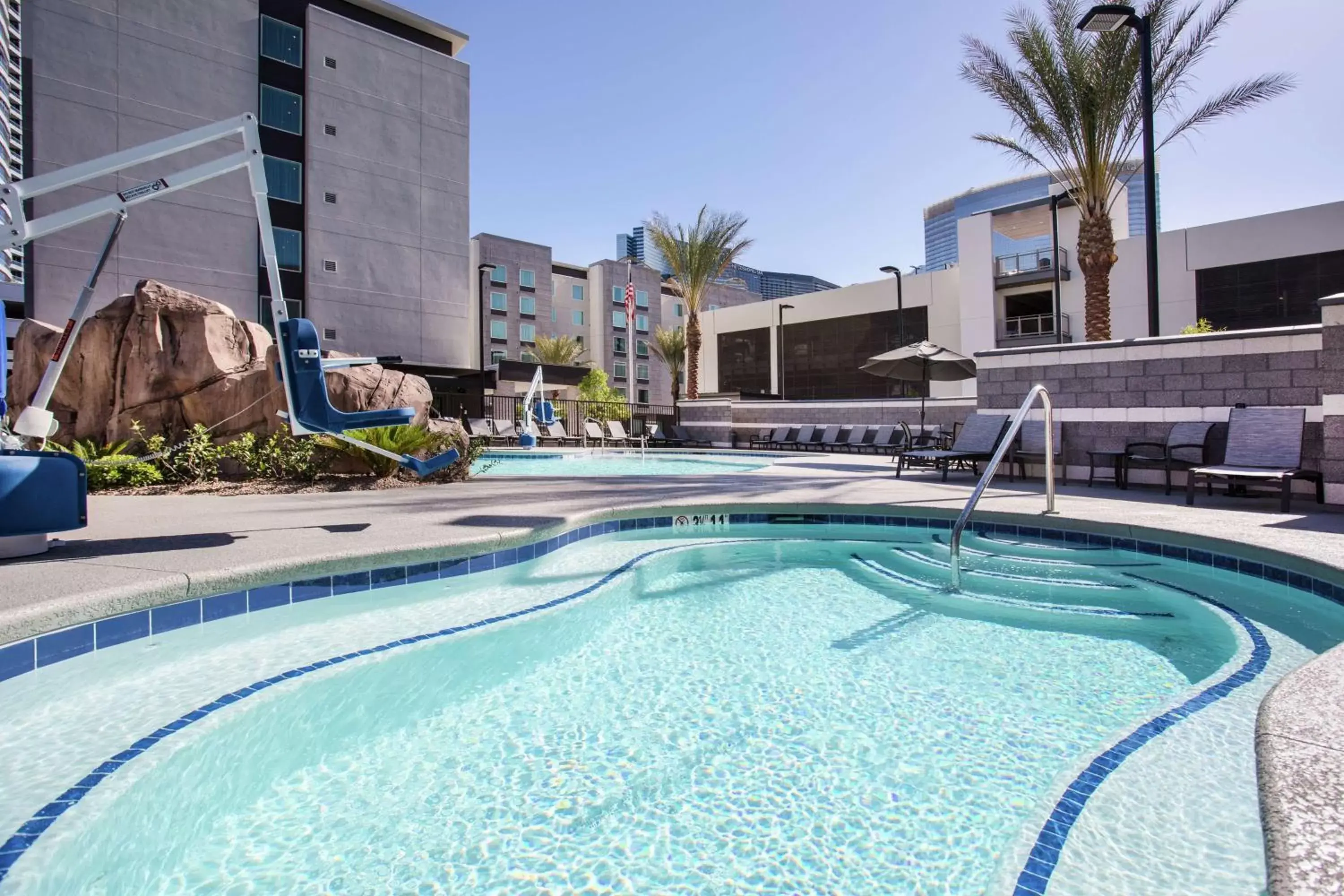 Swimming Pool in Hilton Garden Inn Las Vegas City Center