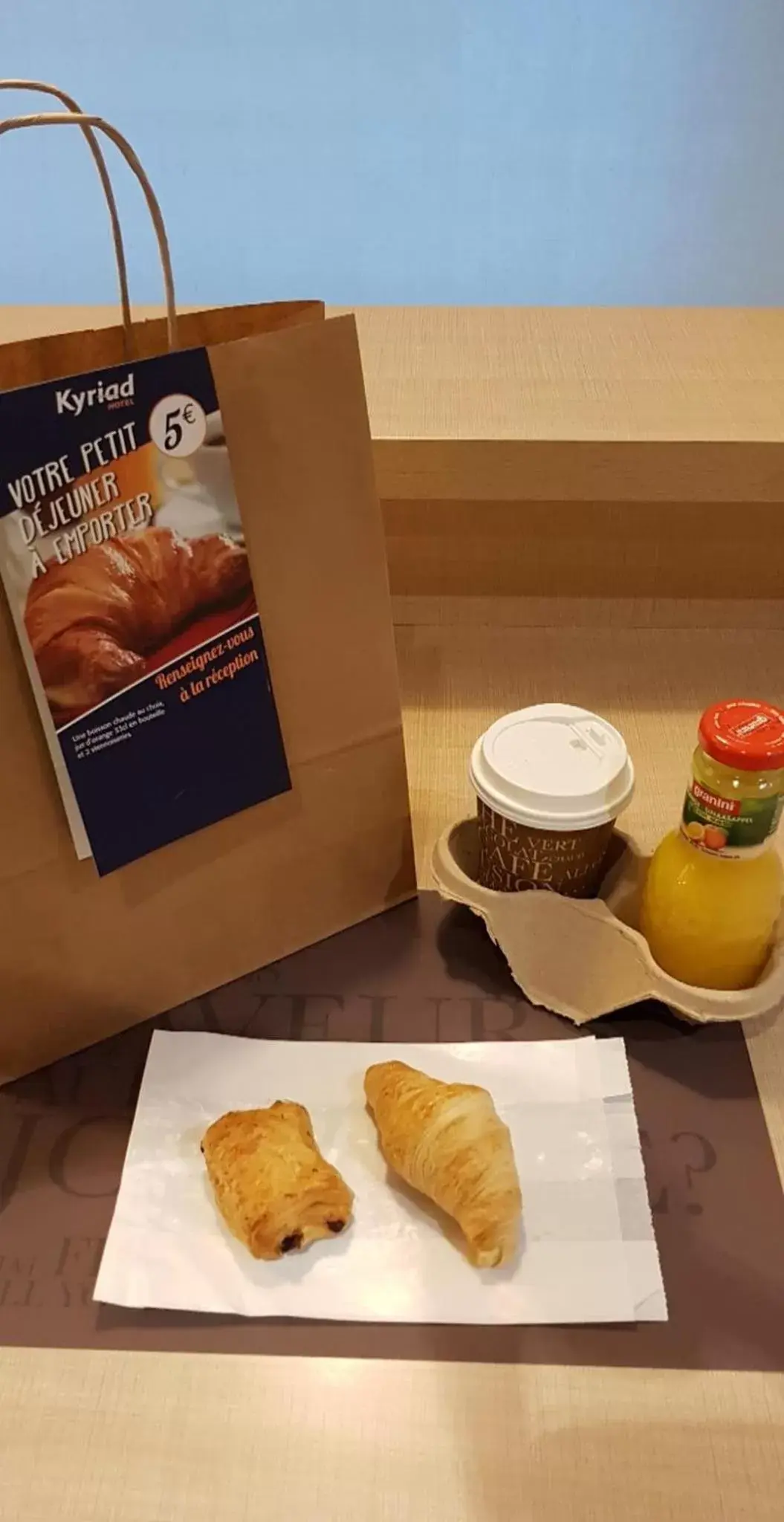 Breakfast in Kyriad Rennes Nord Hotel