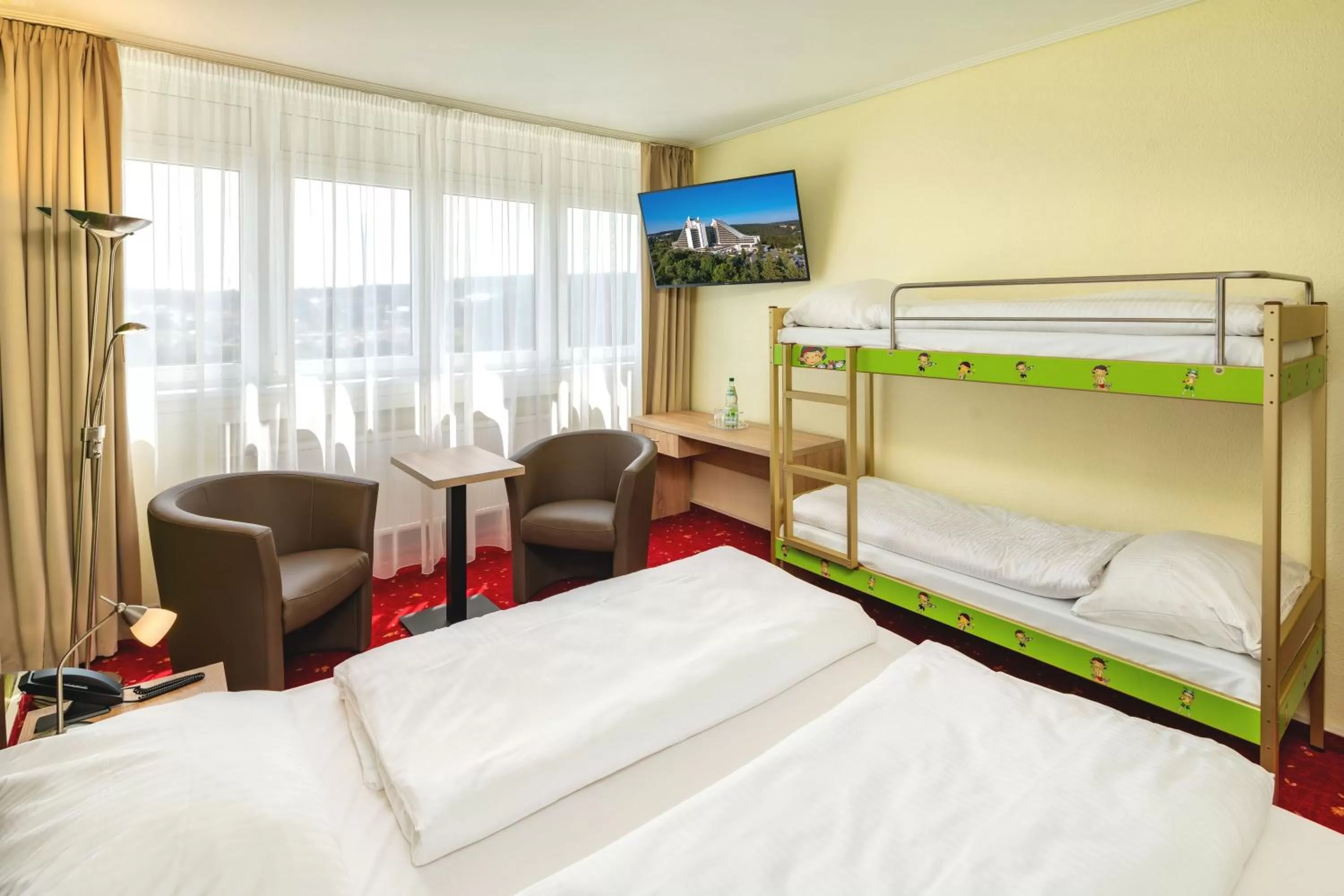 Family Room with Bunk bed (2 Adults + 2 Children) in AHORN Panorama Hotel Oberhof