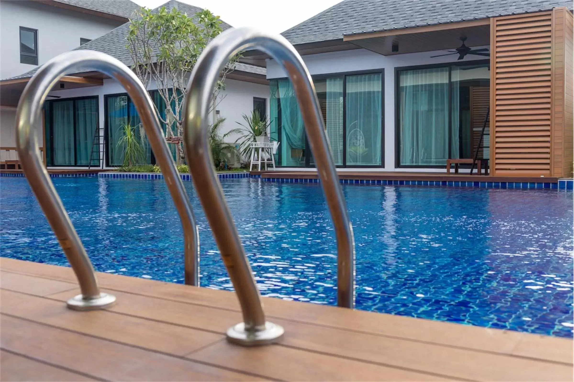 Balcony/Terrace, Swimming Pool in Vann Hua Hin Resort