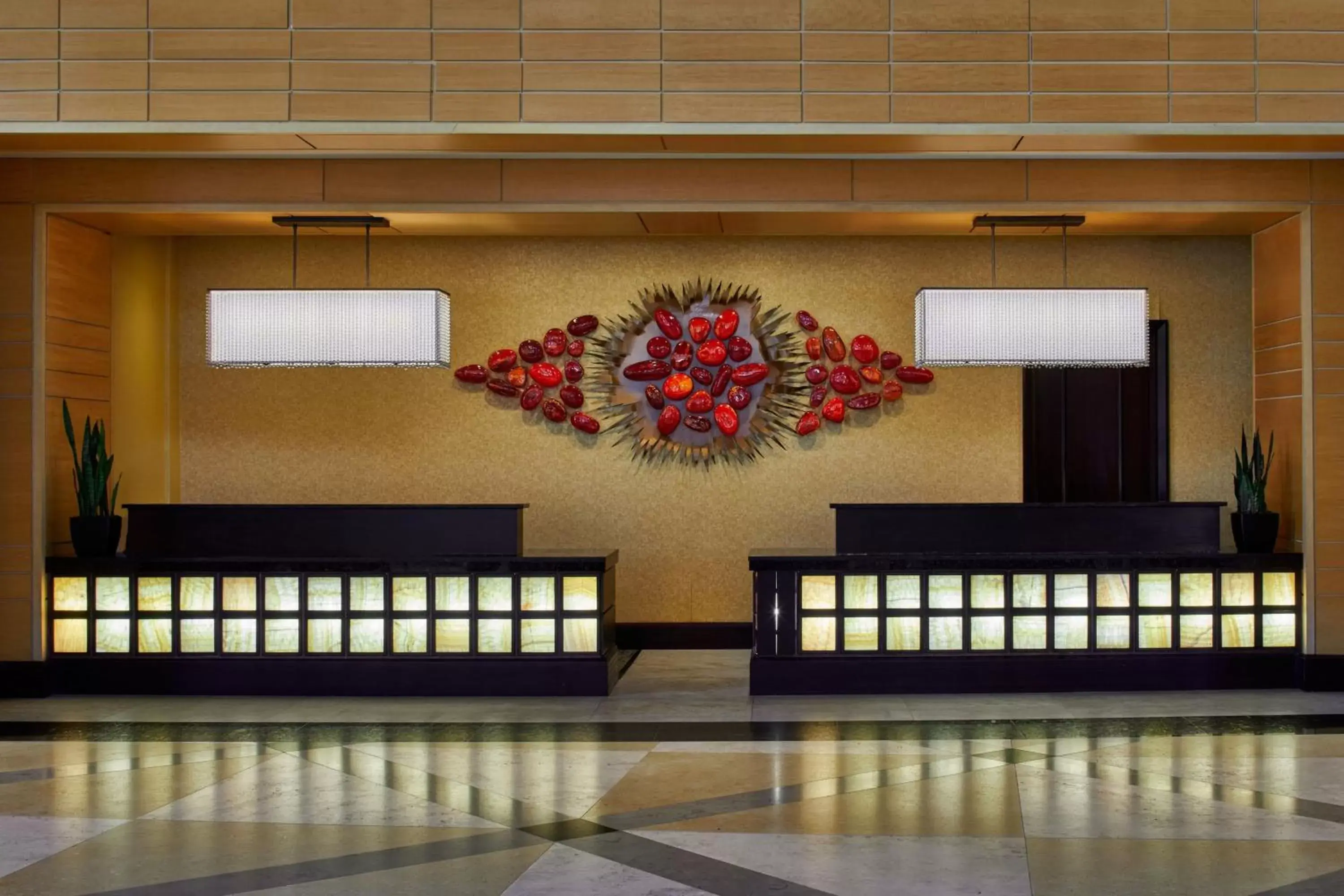 Lobby or reception in Lancaster Marriott at Penn Square