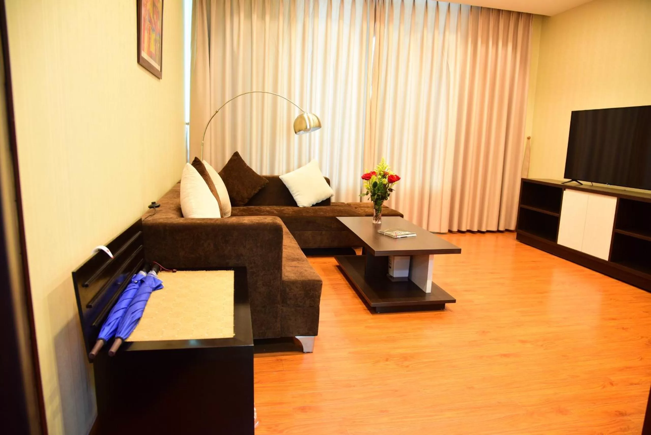 Living room in TQT Hotel