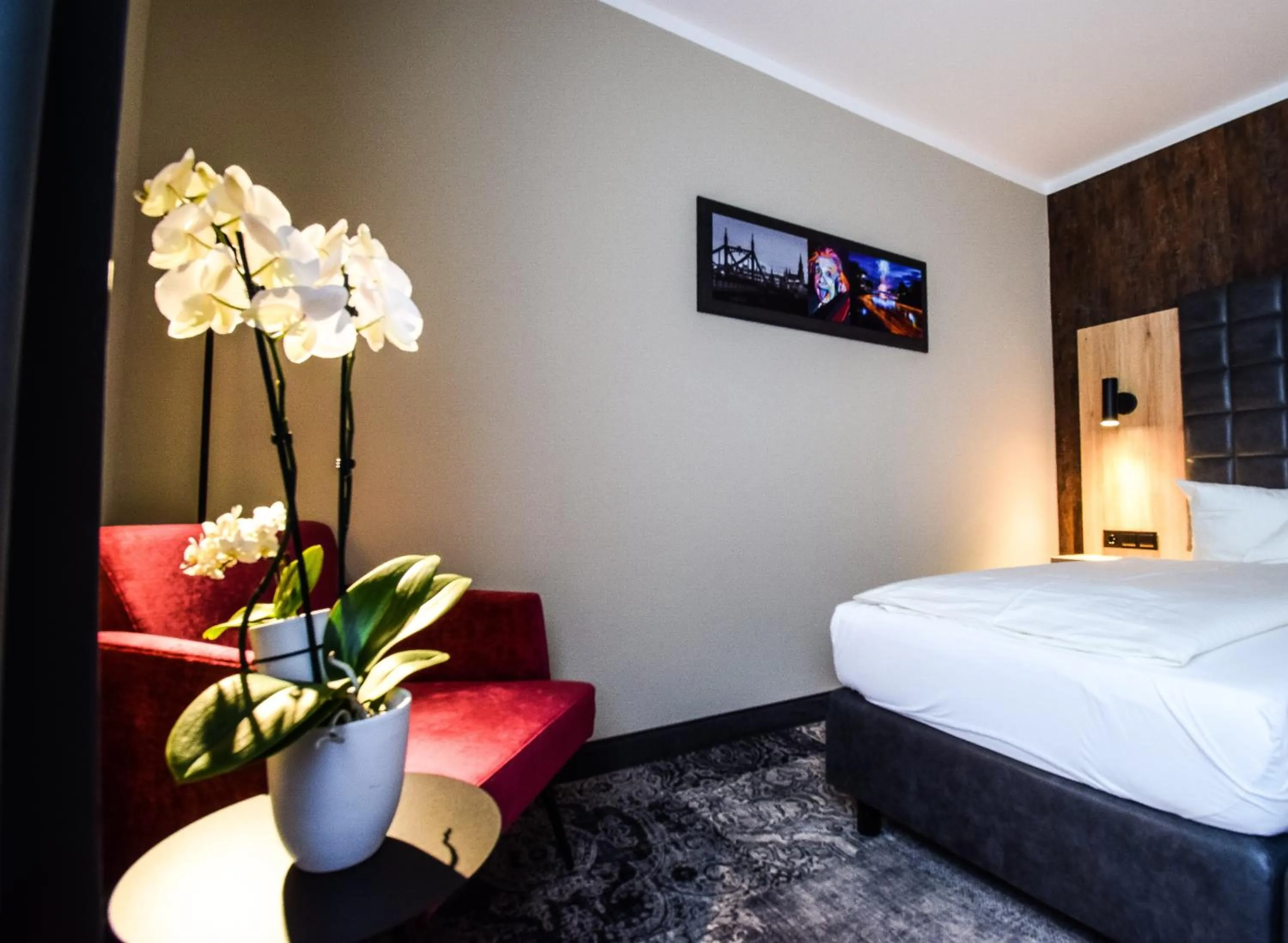 Bed in Hotel Roter Löwe