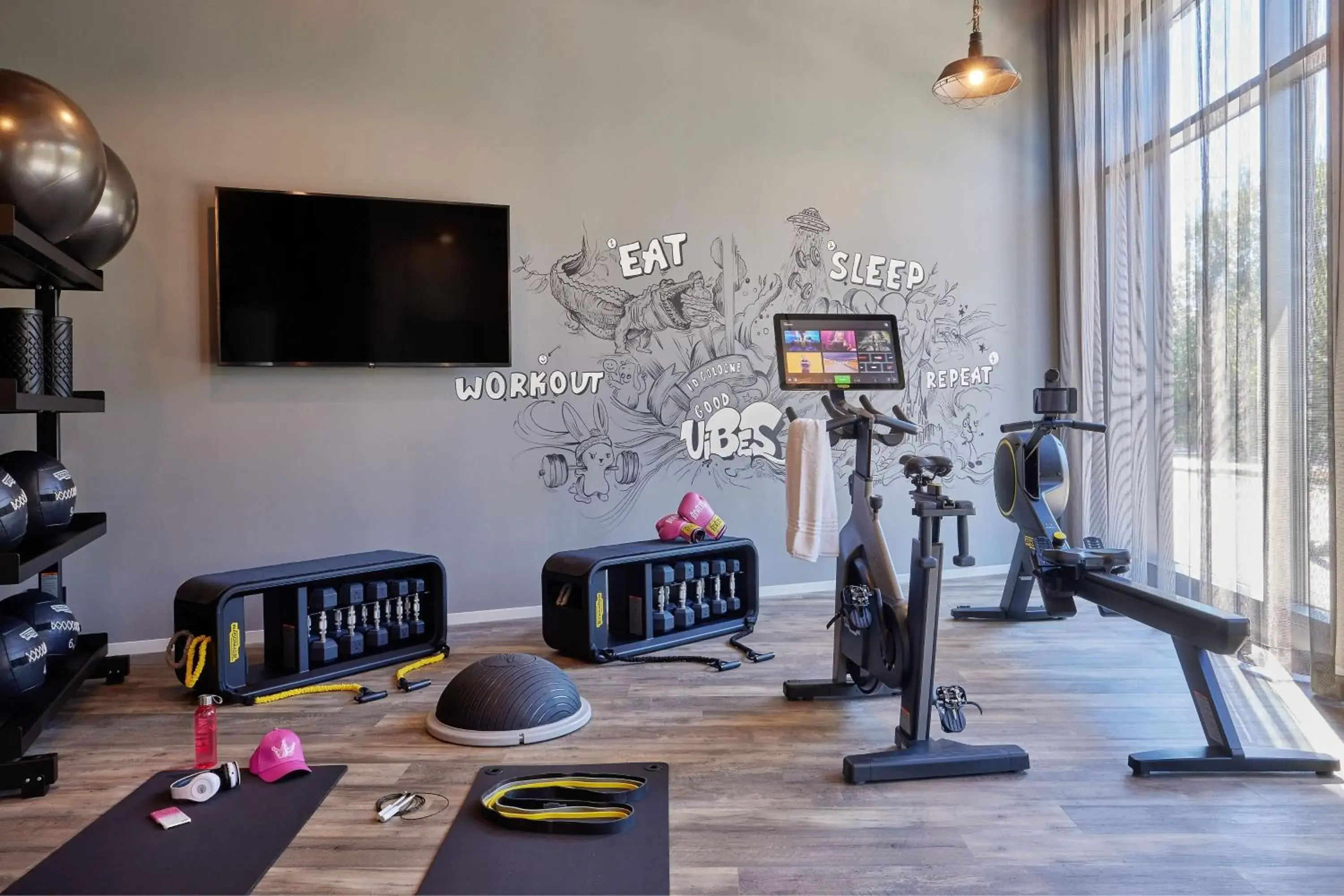 Fitness centre/facilities, Fitness Center/Facilities in Moxy Cologne Muelheim