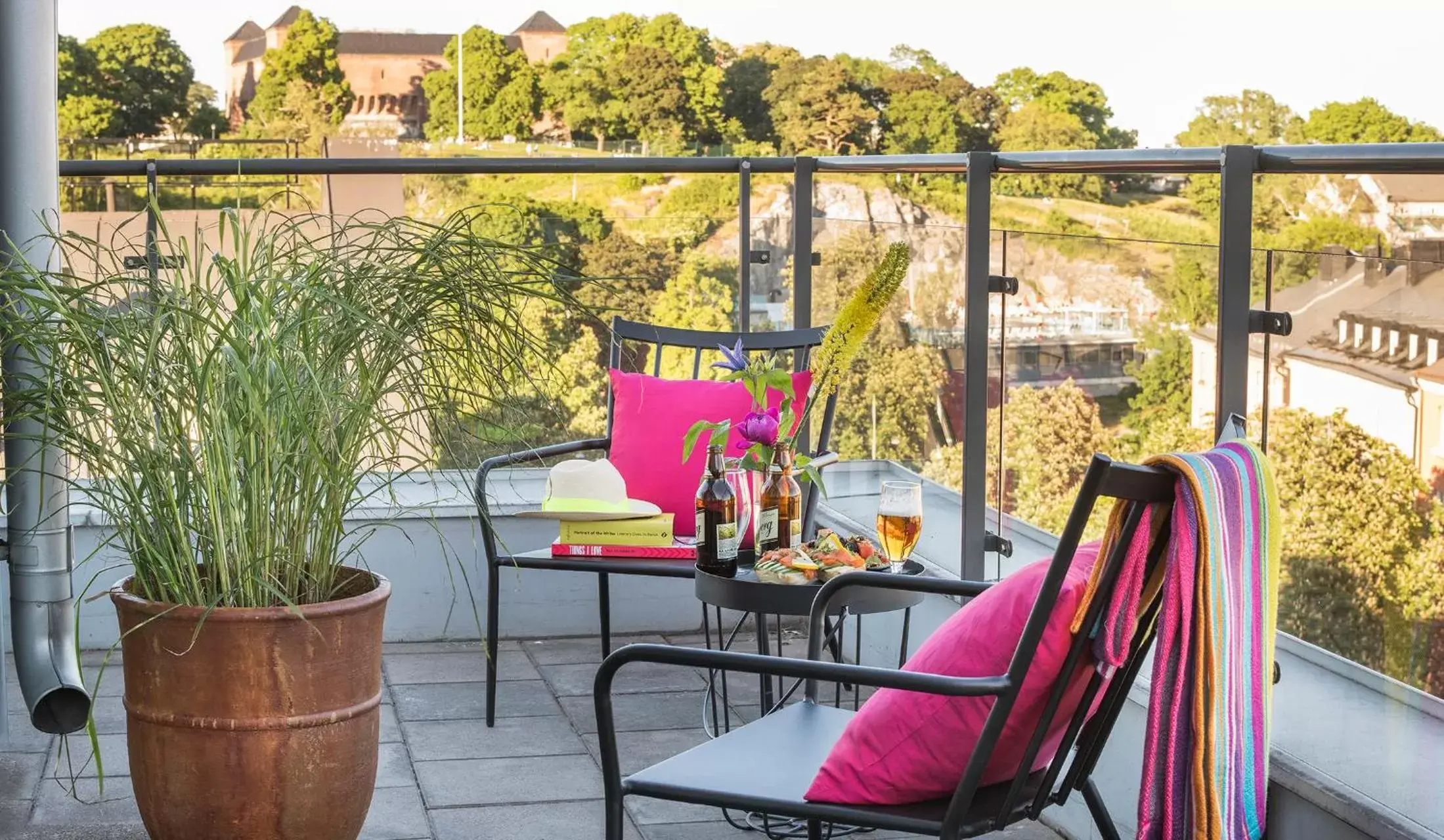 Balcony/Terrace in Best Western Plus Time Hotel