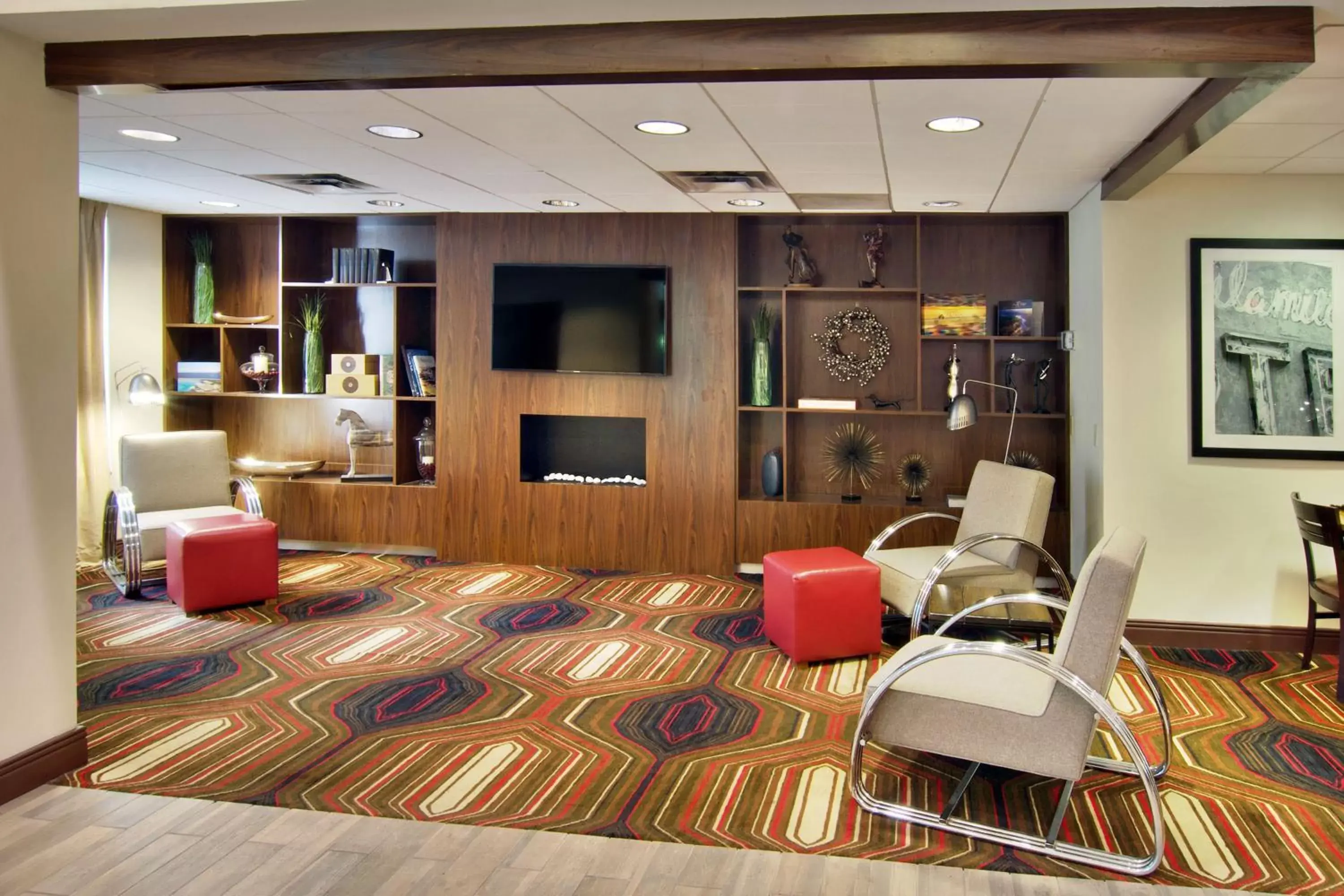 Lounge or bar, Lobby/Reception in Four Points by Sheraton Nashville Airport