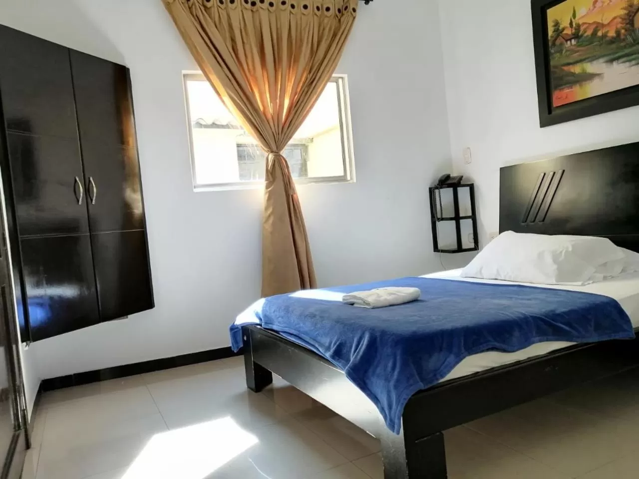 Bed in Hotel Palmeras De Mariana