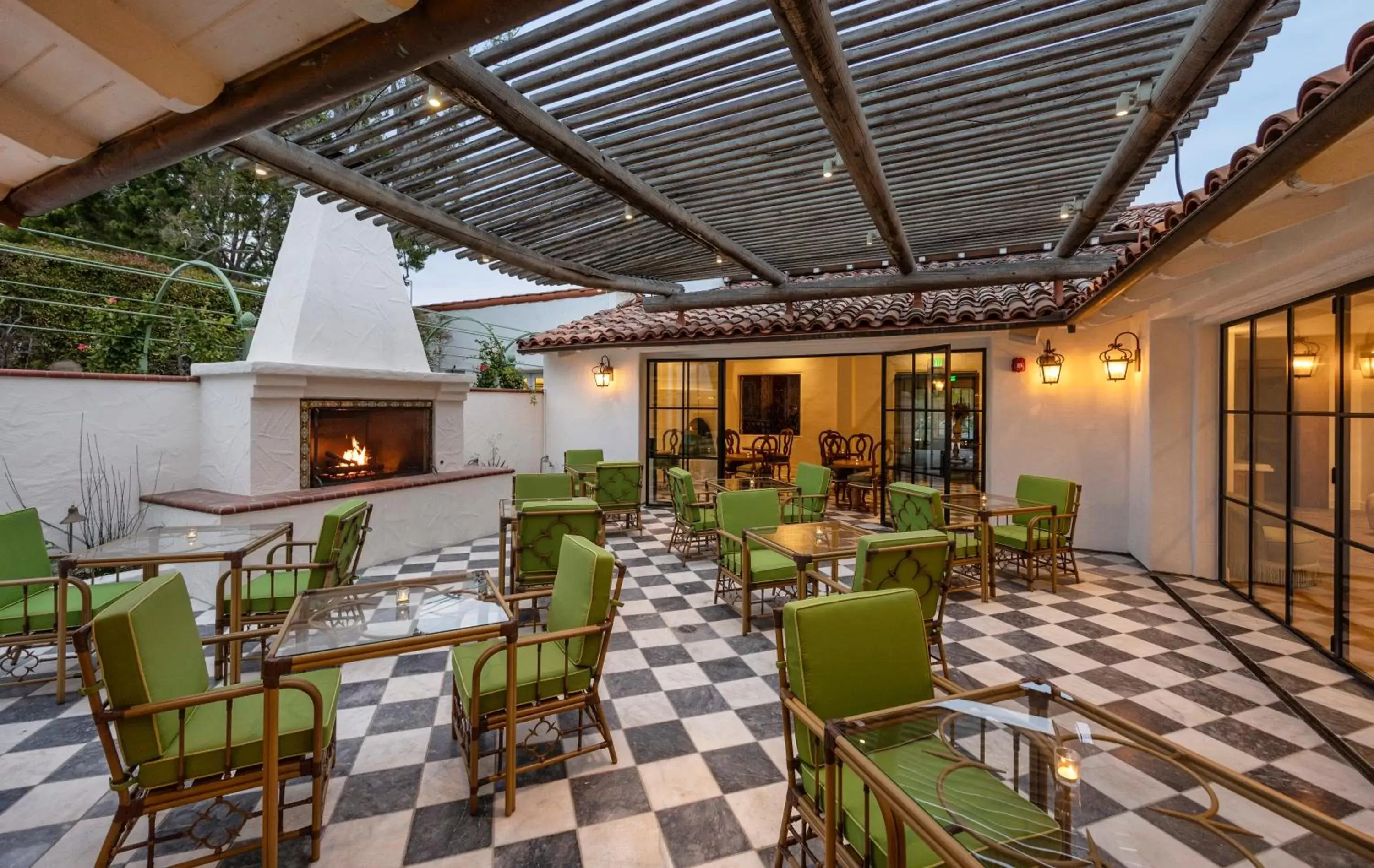 Patio, Restaurant/Places to Eat in The Inn at Rancho Santa Fe