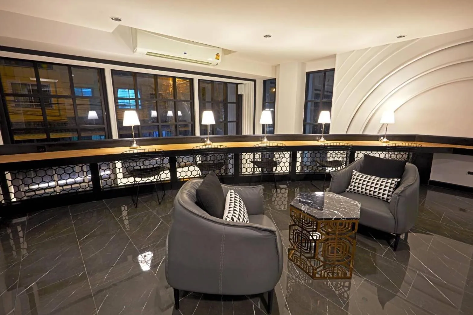 Seating area in Chezzotel Pattaya