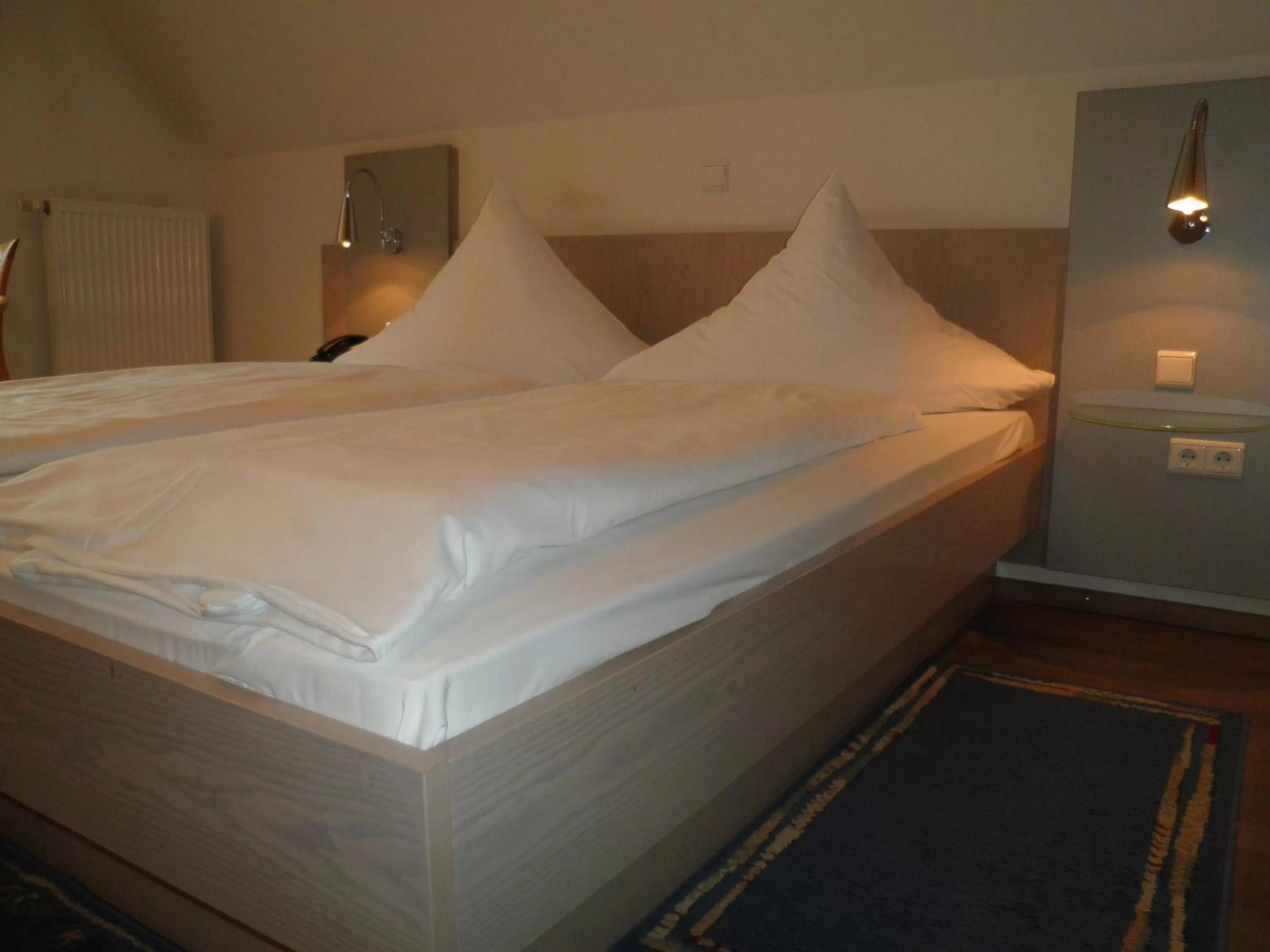 Bed in Hotel und Gasthof Ritter St. Georg