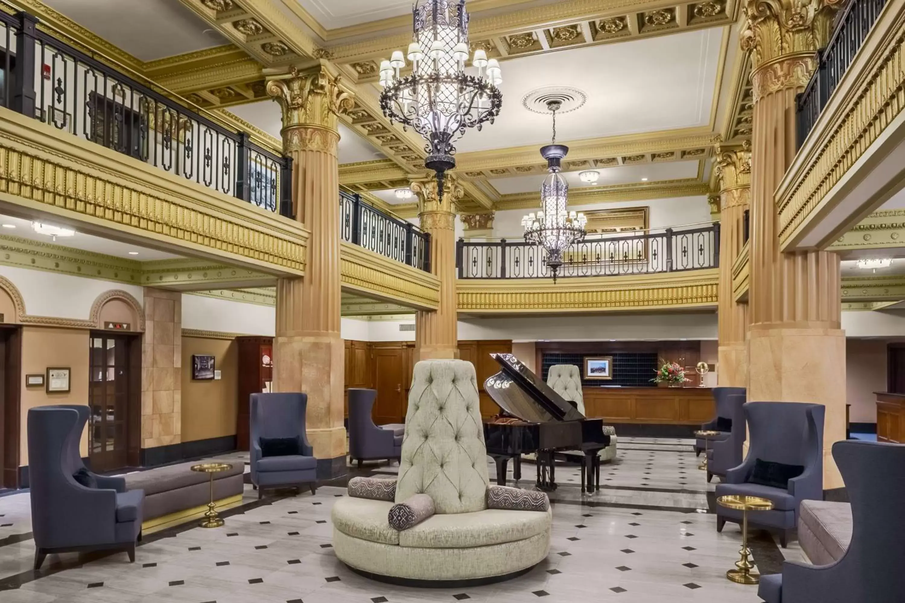 Lobby or reception, Lobby/Reception in Hilton President Kansas City
