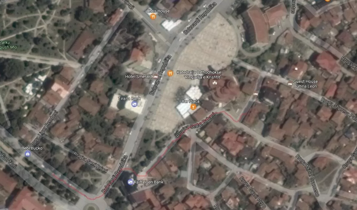 Location in Hotel Bujtina e Bardhe