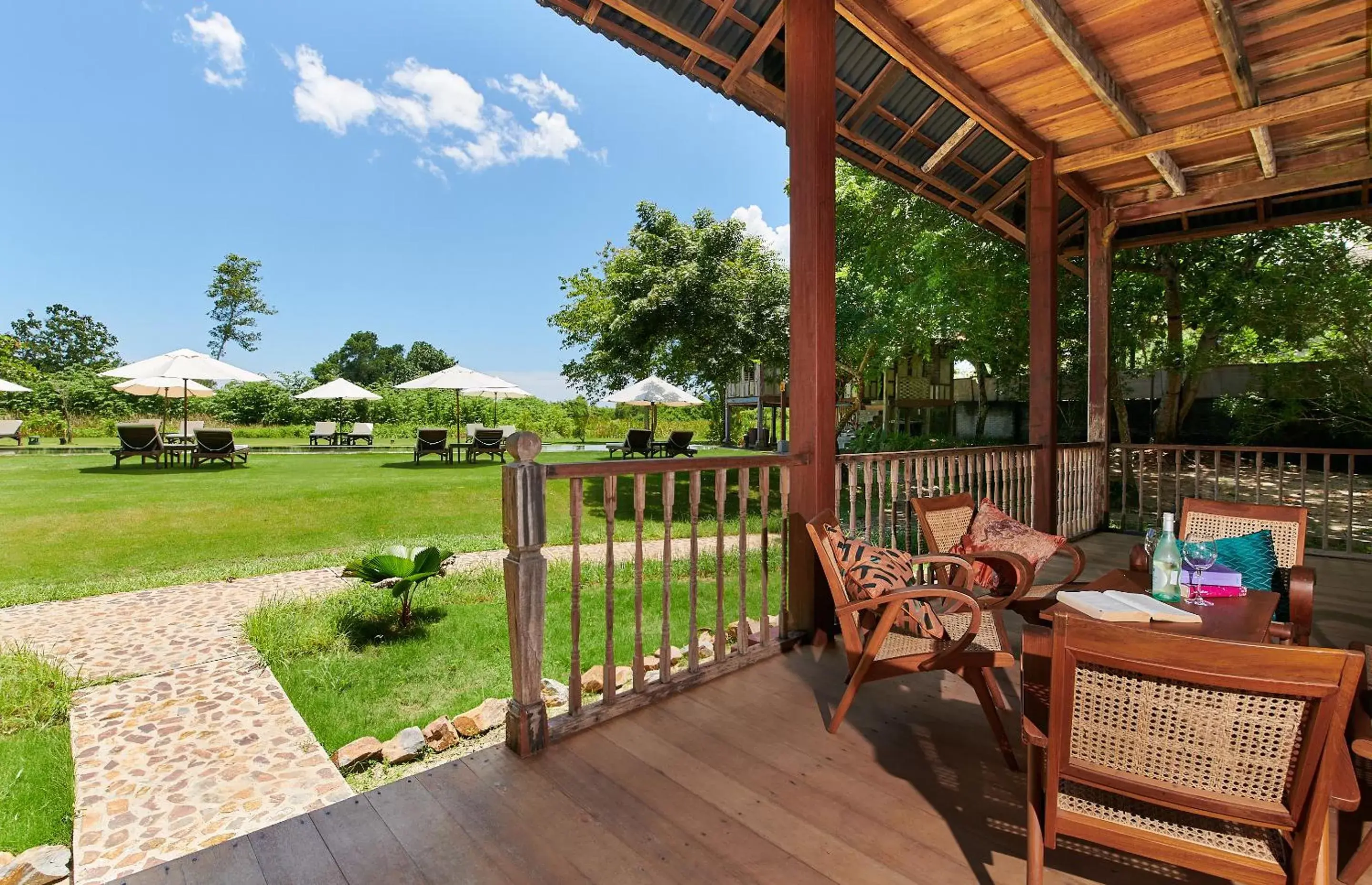 Balcony/Terrace in Temple Tree Resort