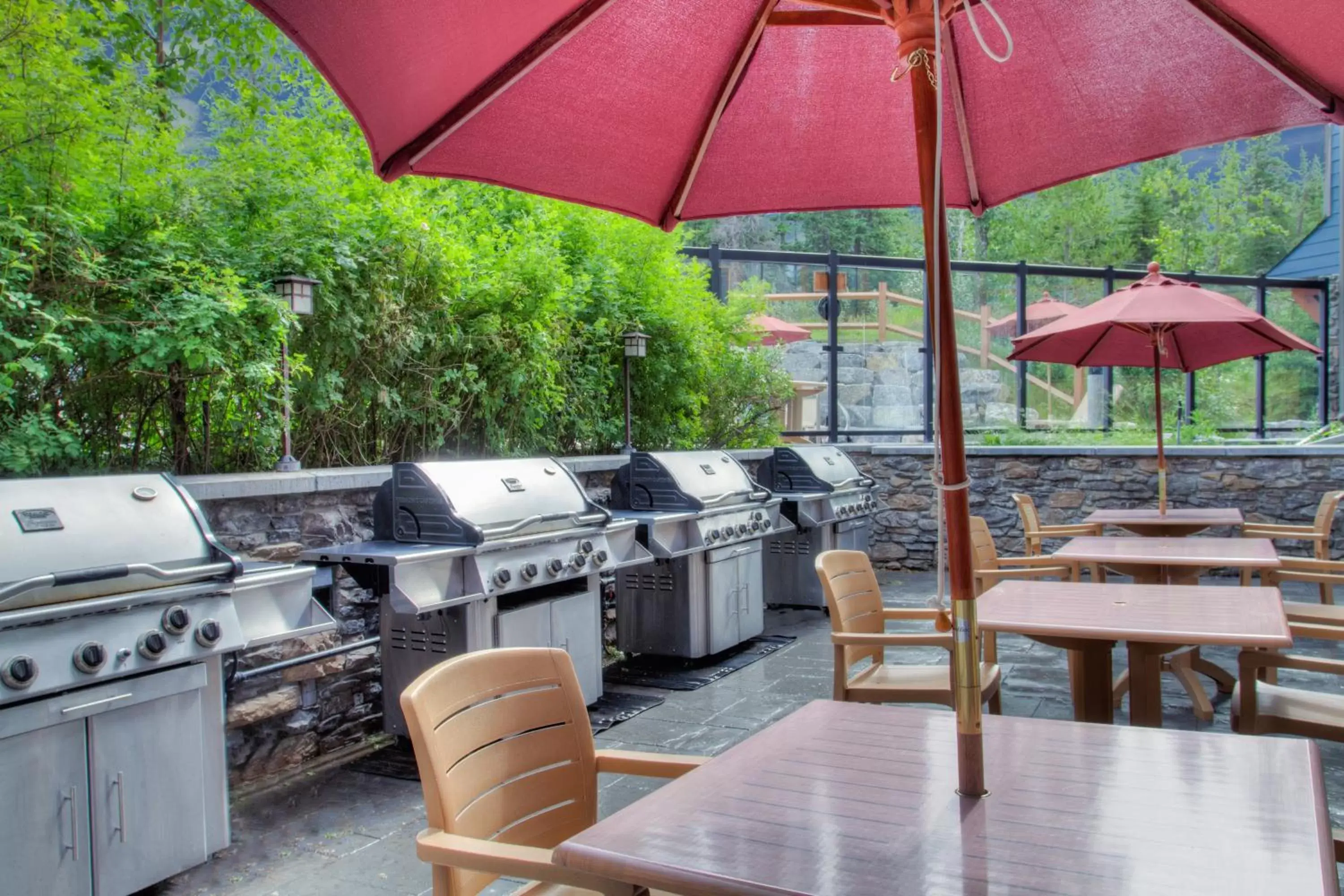 BBQ Facilities in Blackstone Mountain Lodge by CLIQUE