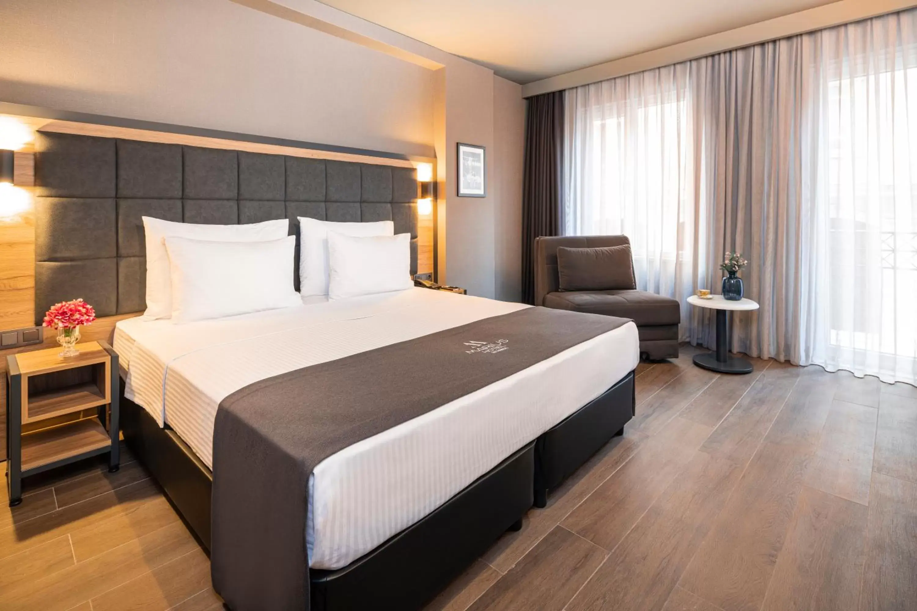 Bed in Marius Hotel Bed in Marius Hotel