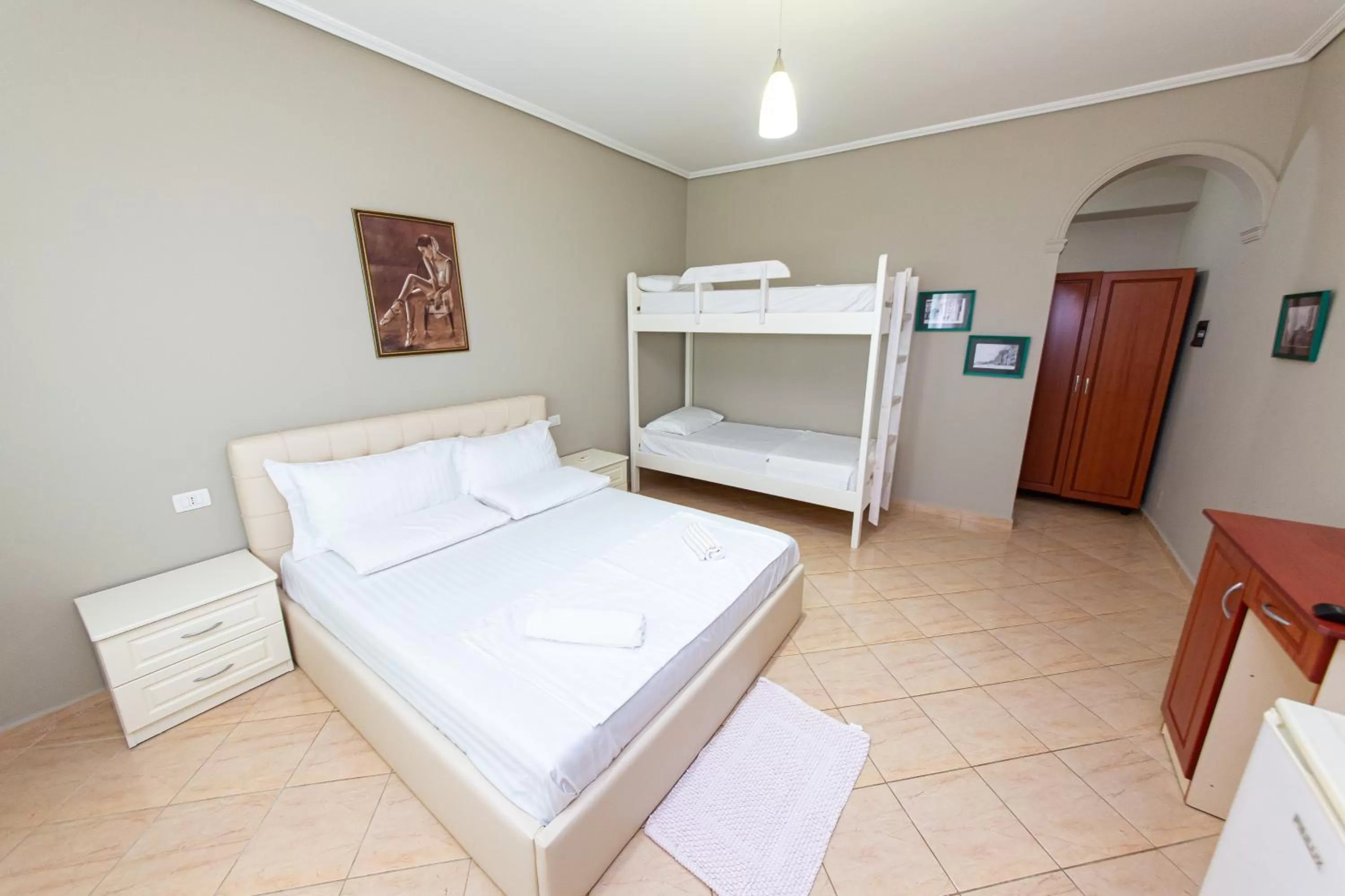 Bedroom, Bed in Hotel Roi