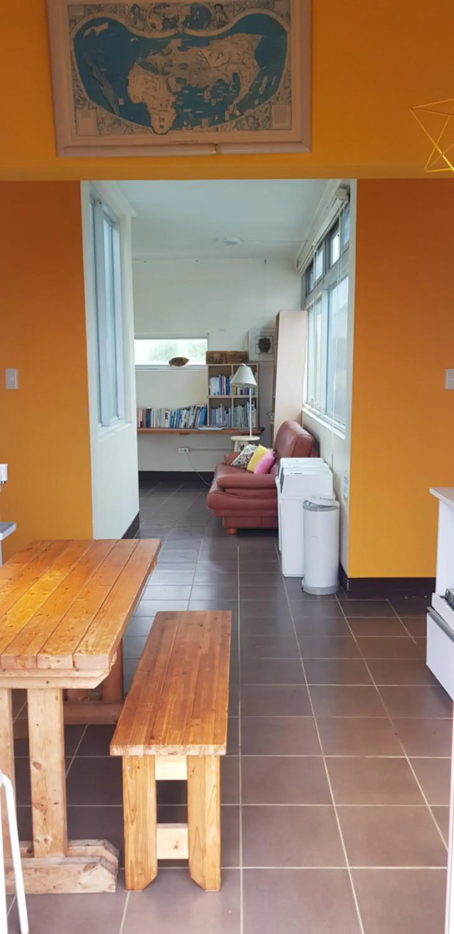 Seating area, Bed in JEJU Doldam B&B Seating area, Bed in JEJU Doldam B&B