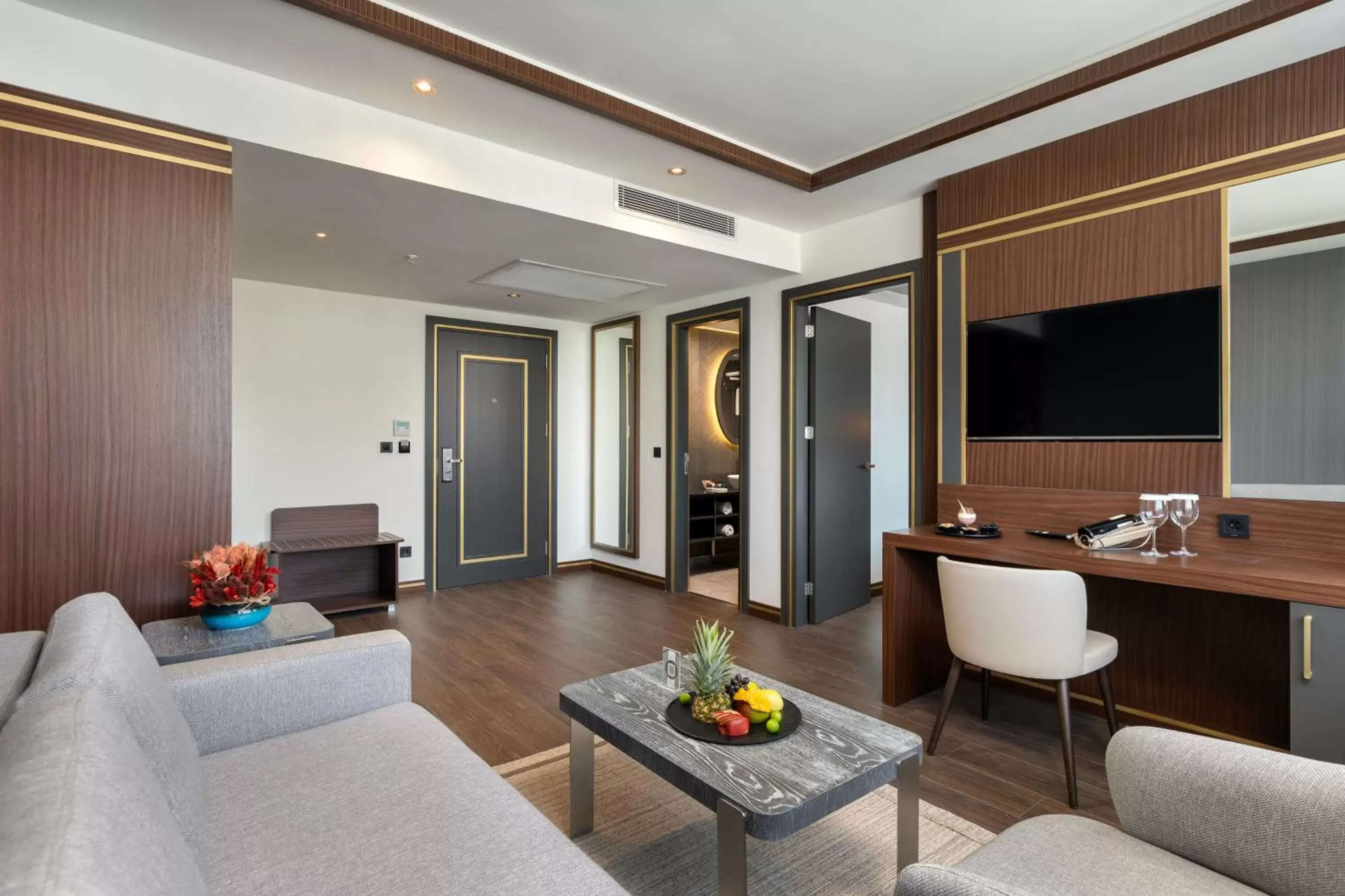Photo of the whole room, TV/Entertainment Center in Miracle Istanbul Asia Airport Hotel & Spa