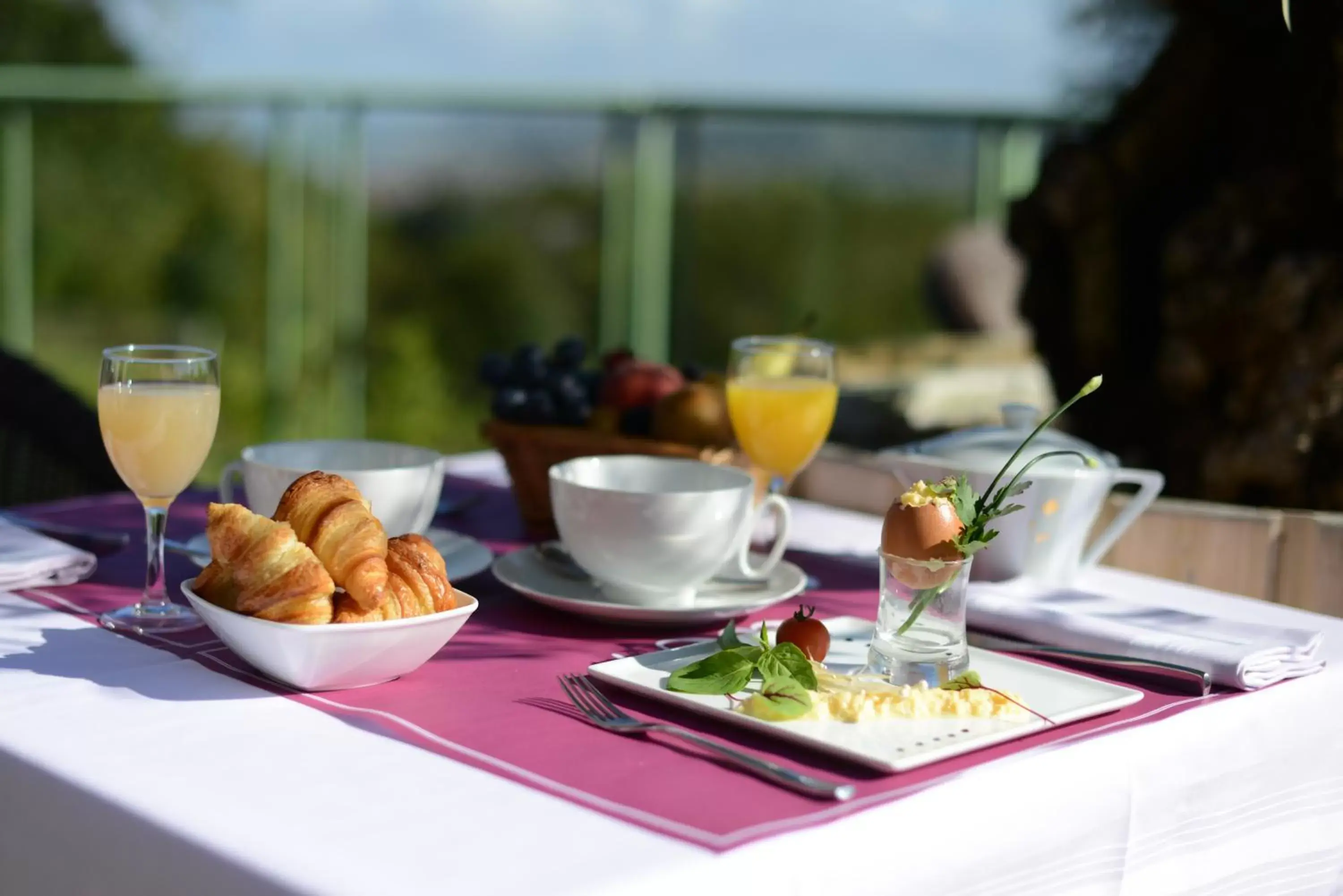 Continental breakfast in Domaine De Villers & Spa