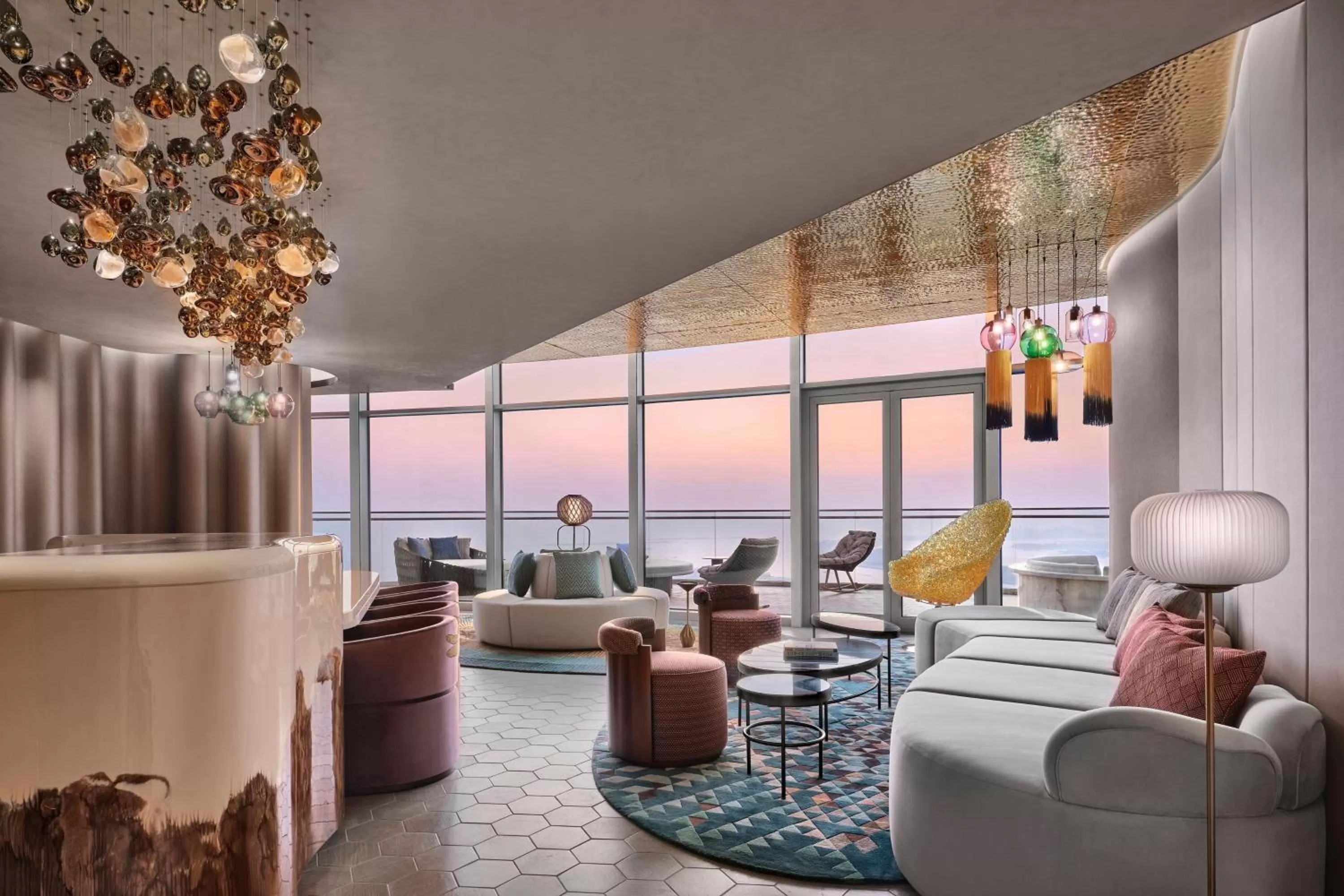 Living room in W Dubai - Mina Seyahi