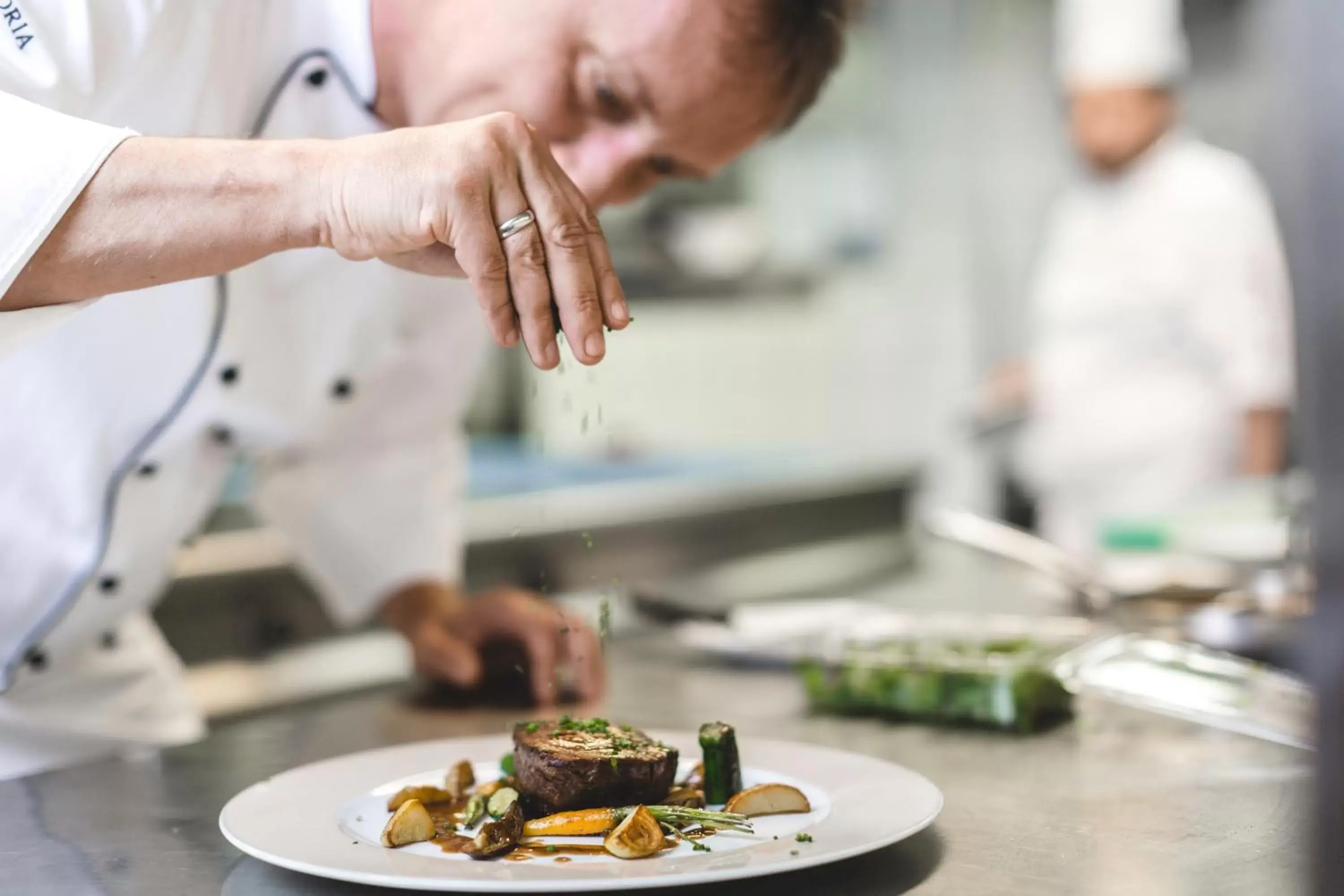 Staff, Food in Hotel Laudinella