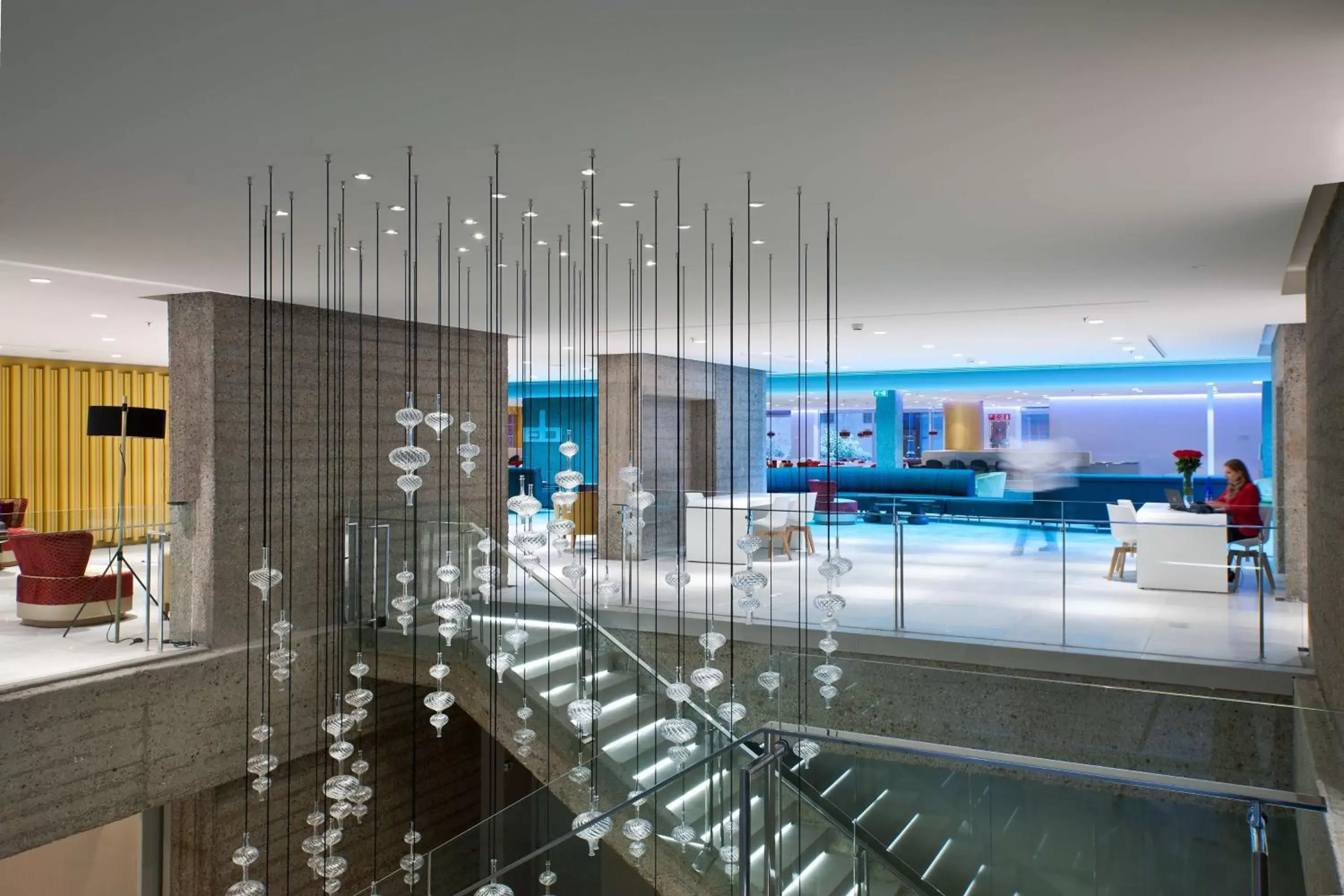 Lobby or reception in NH Collection Madrid Eurobuilding