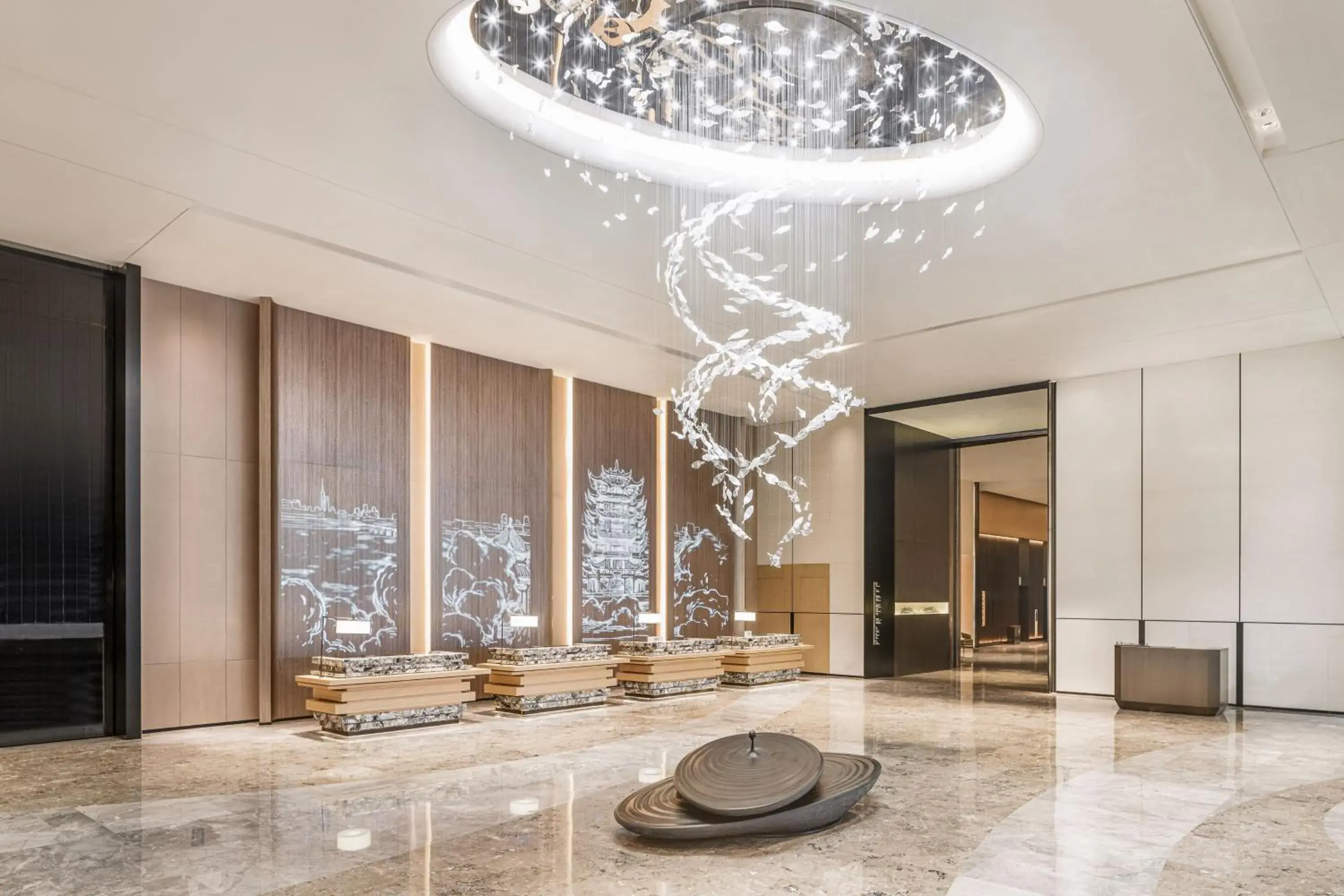 Lobby or reception in The Westin Wuhan Hanyang