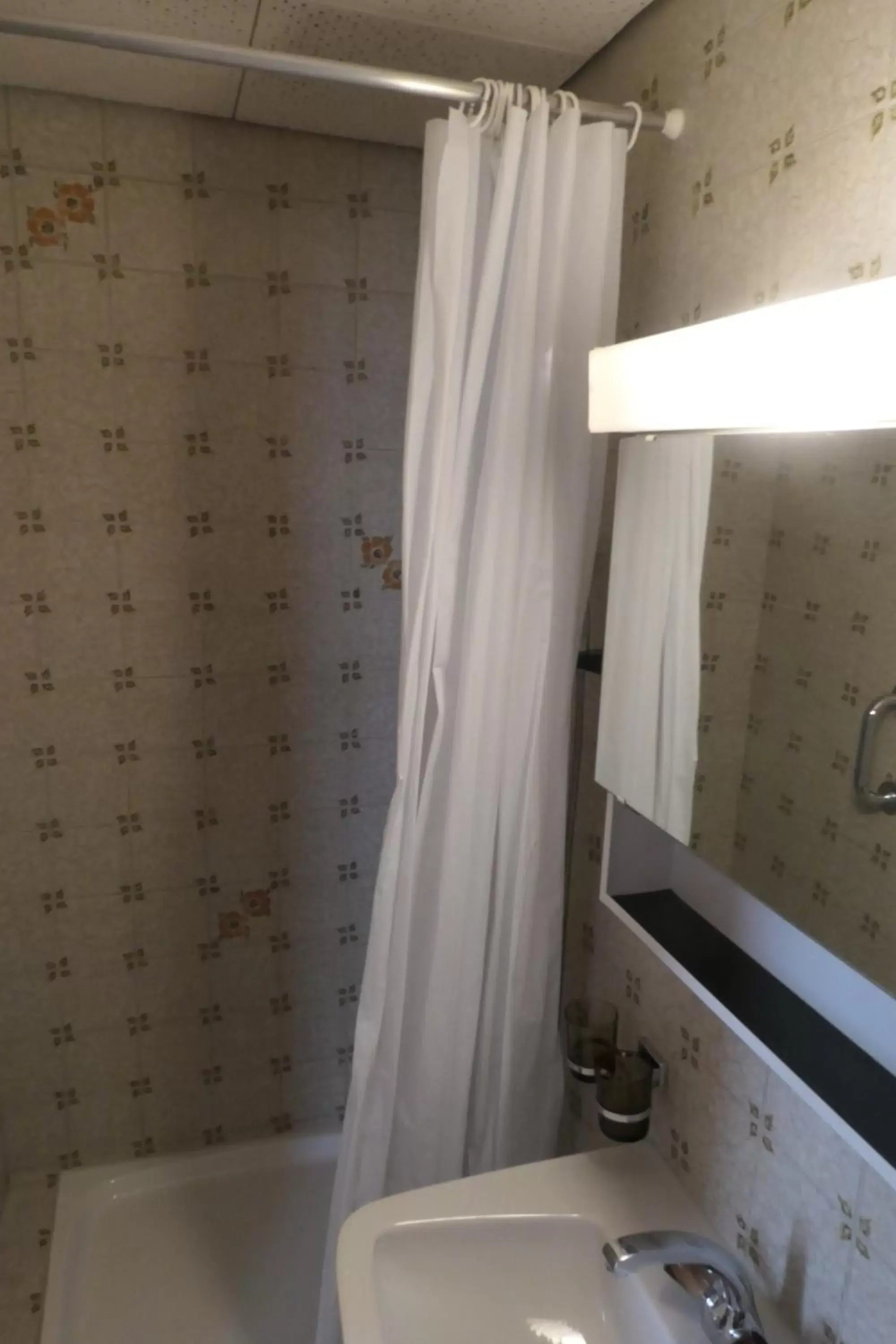 Shower, Bathroom in Hotel Franziskaner